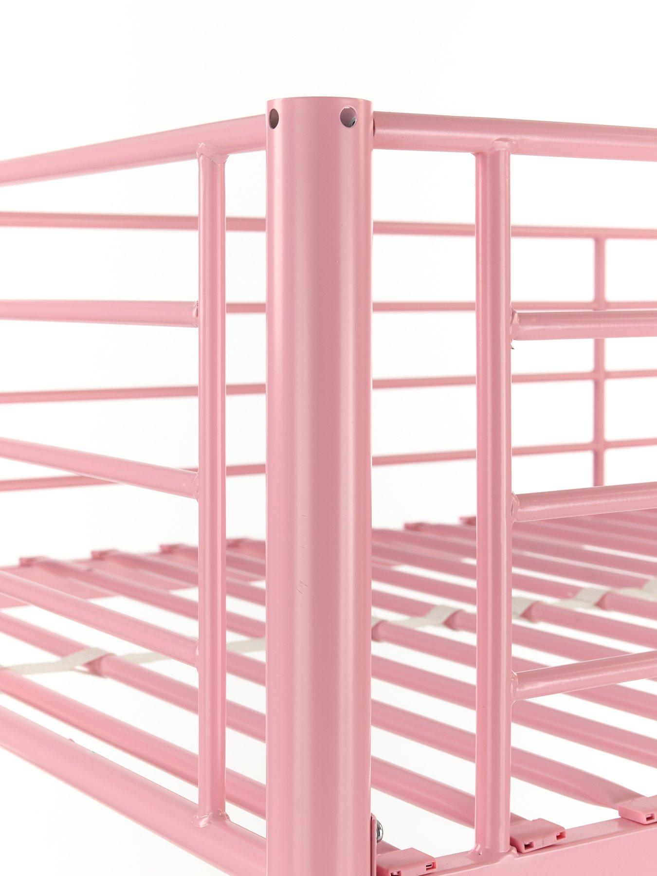 Image 7 of 7 of The Very Collection Domino High Sleeper Bed Frame with Mattress Options (Buy &amp; SAVE!) - Pink