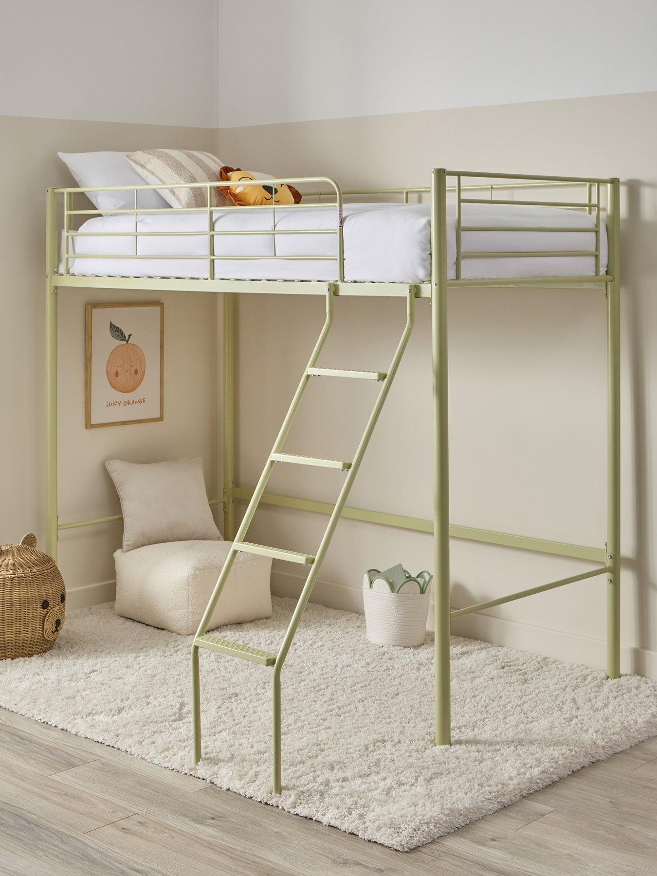 The Very Collection Domino High Sleeper Bed Frame with Mattress Options (Buy  &  SAVE!)