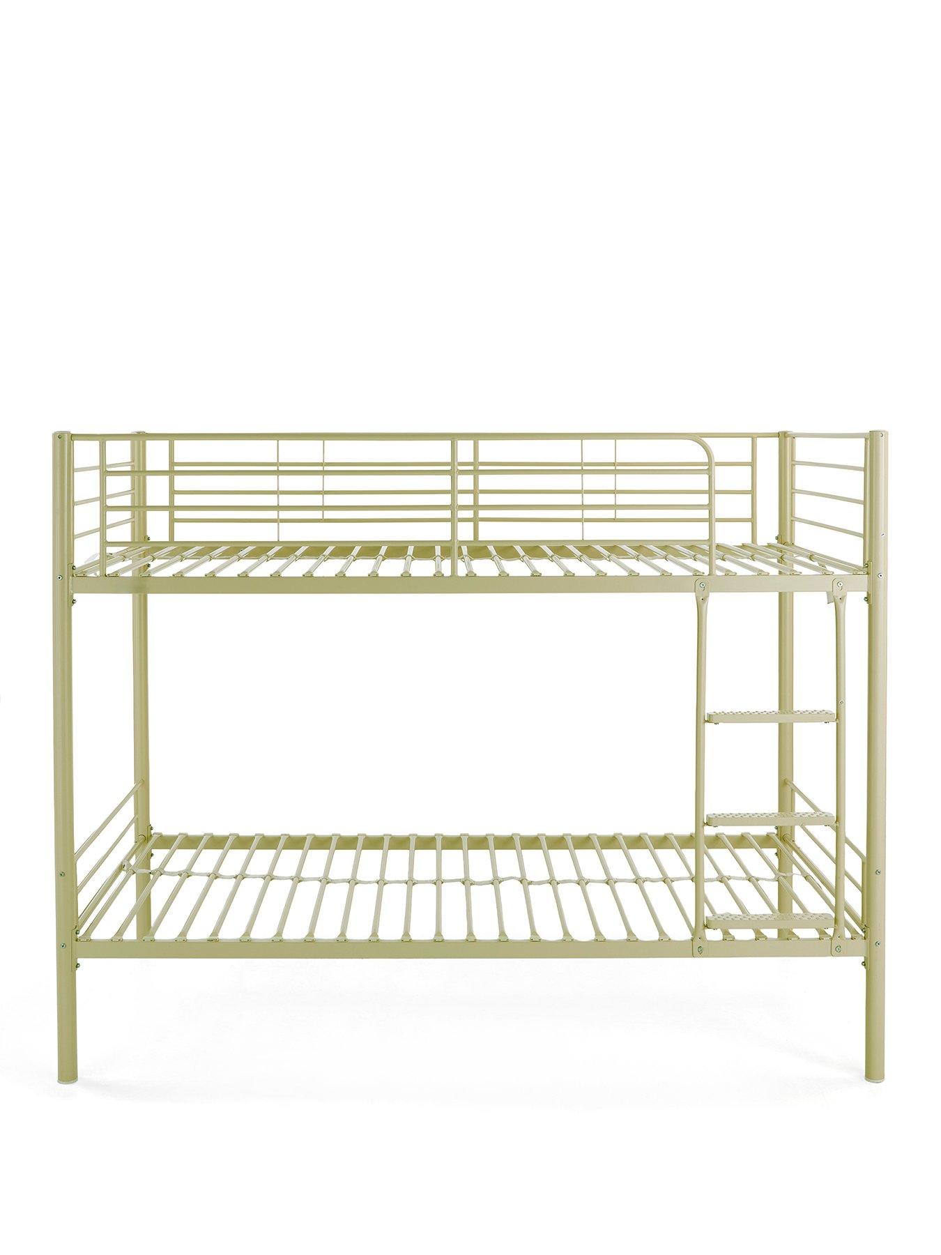 Image 2 of 7 of The Very Collection Domino Bunk Bed&nbsp;Frame with Mattress Options (Buy &amp; SAVE!) - Sage Green