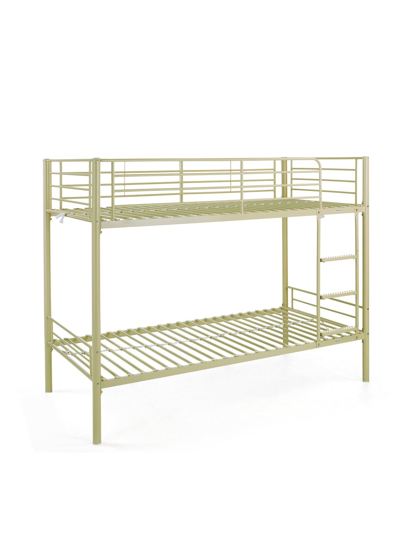 Image 3 of 7 of The Very Collection Domino Bunk Bed&nbsp;Frame with Mattress Options (Buy &amp; SAVE!) - Sage Green