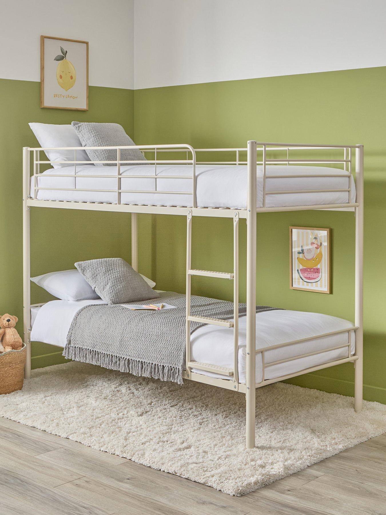 The Very Collection Domino Bunk Bed Frame with Mattress Options (Buy  &  SAVE!)