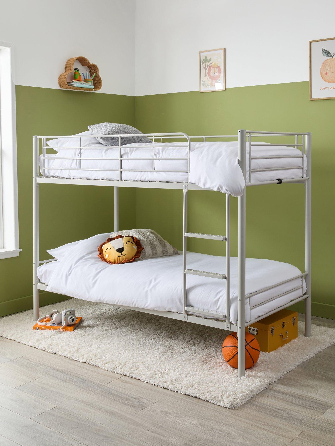 The Very Collection Domino Bunk Bed Frame with Mattress Options (Buy  &  SAVE!)