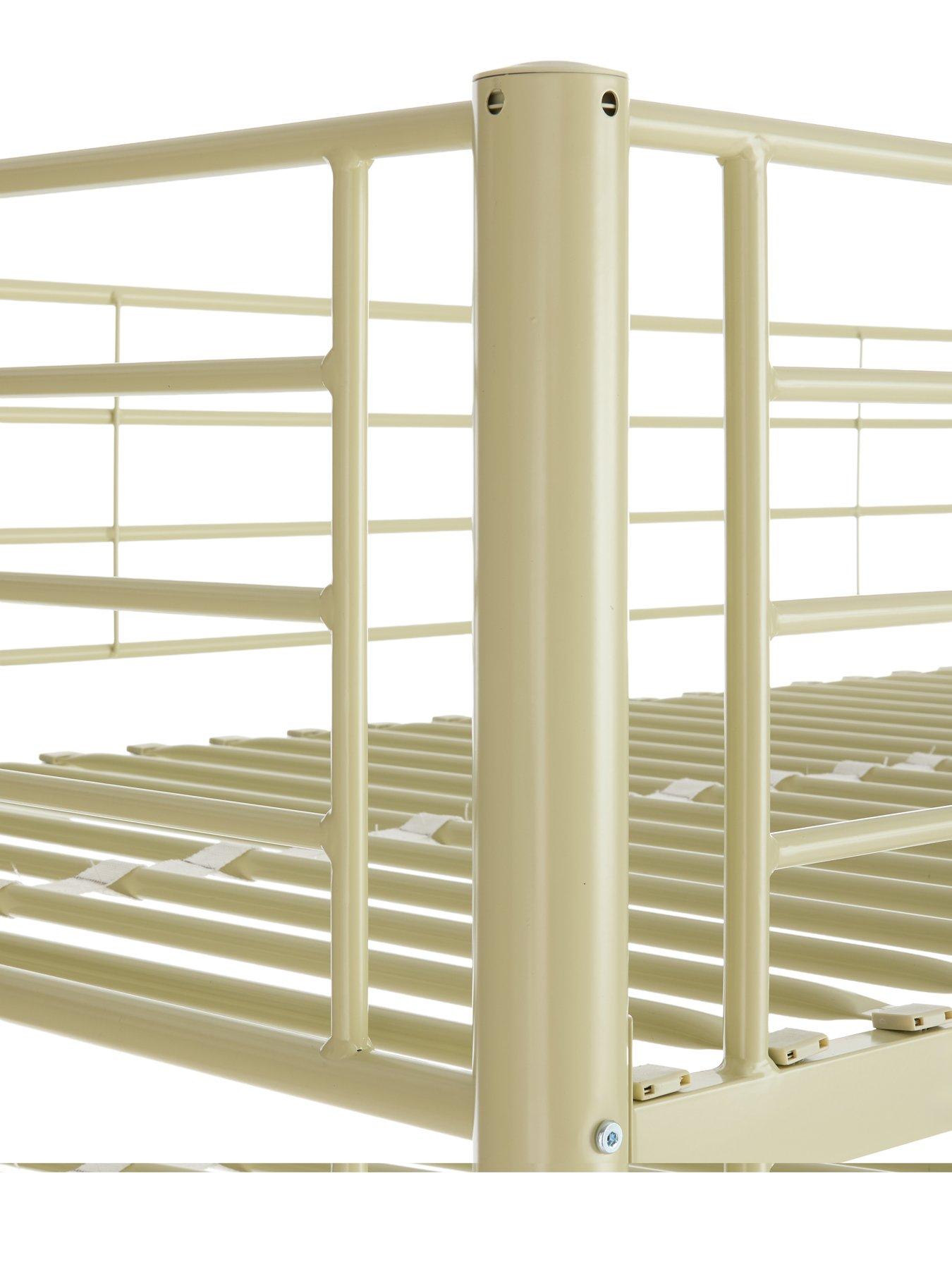 Image 6 of 7 of The Very Collection Domino Trio Bunk Bed Frame with Mattress Options (Buy &amp; SAVE!) - Sage Green