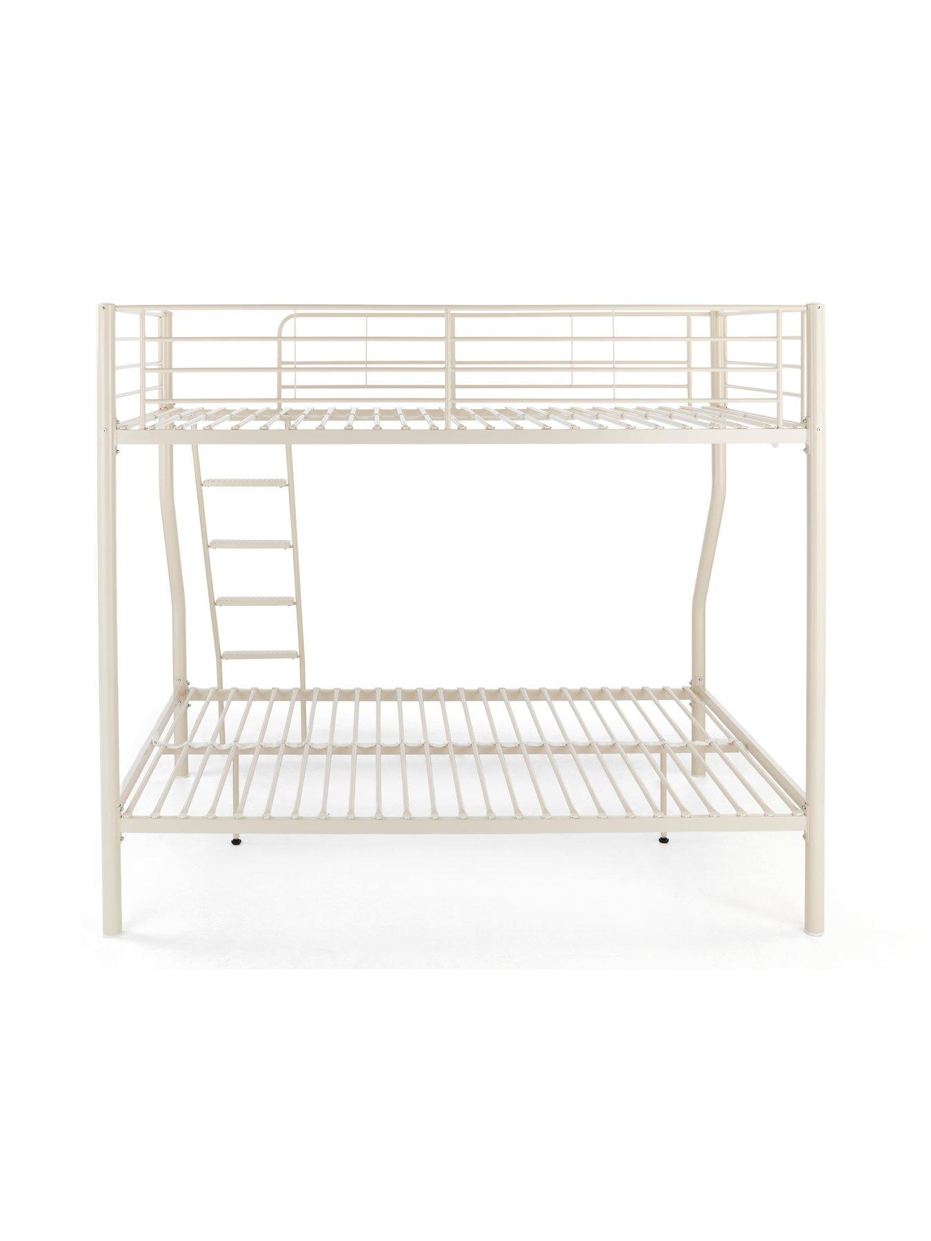 Image 4 of 7 of The Very Collection Domino Trio Bunk Bed&nbsp;Frame with Mattress Options (Buy &amp; SAVE!) - Cream