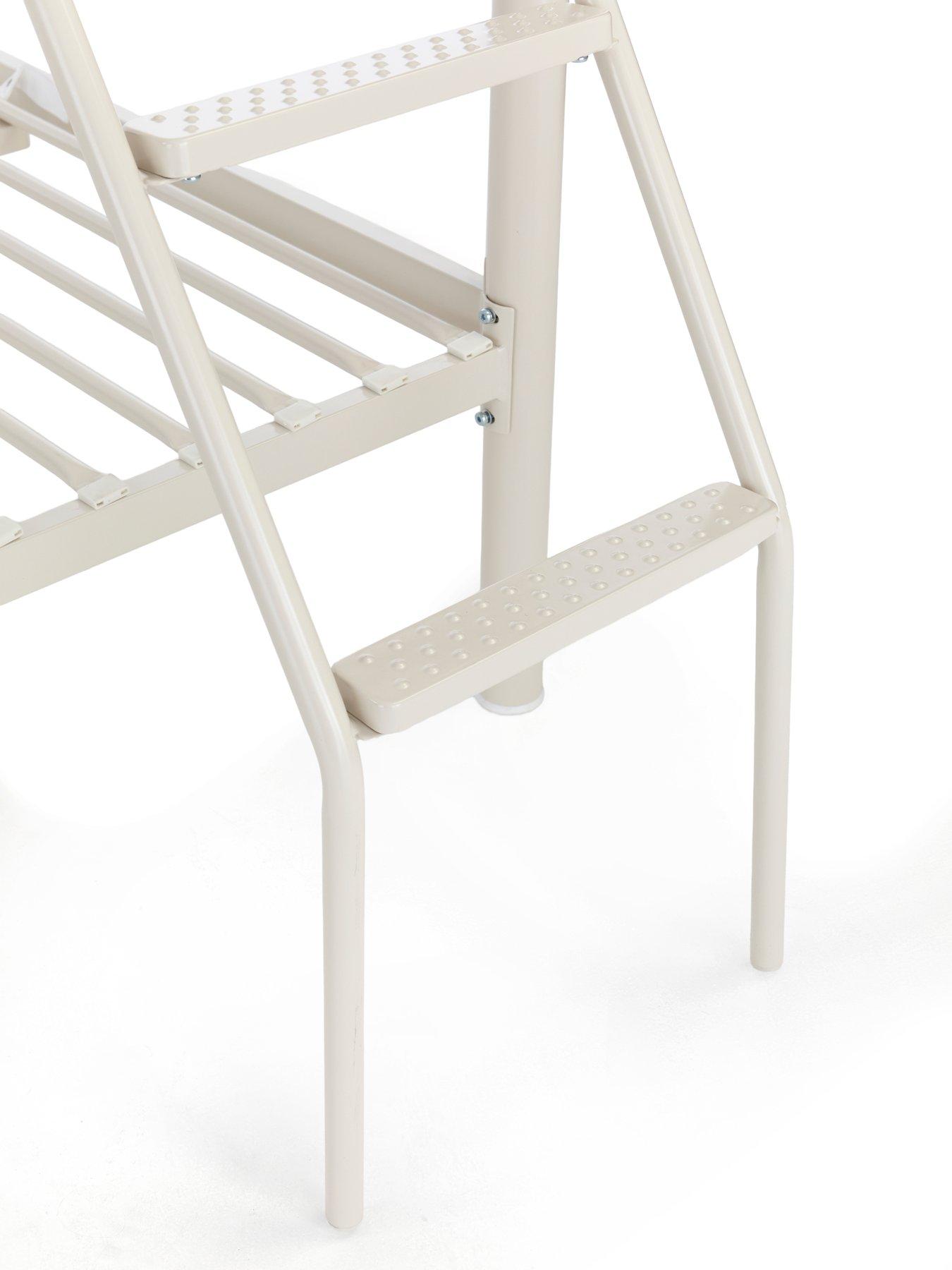 Image 5 of 7 of The Very Collection Domino Trio Bunk Bed&nbsp;Frame with Mattress Options (Buy &amp; SAVE!) - Cream