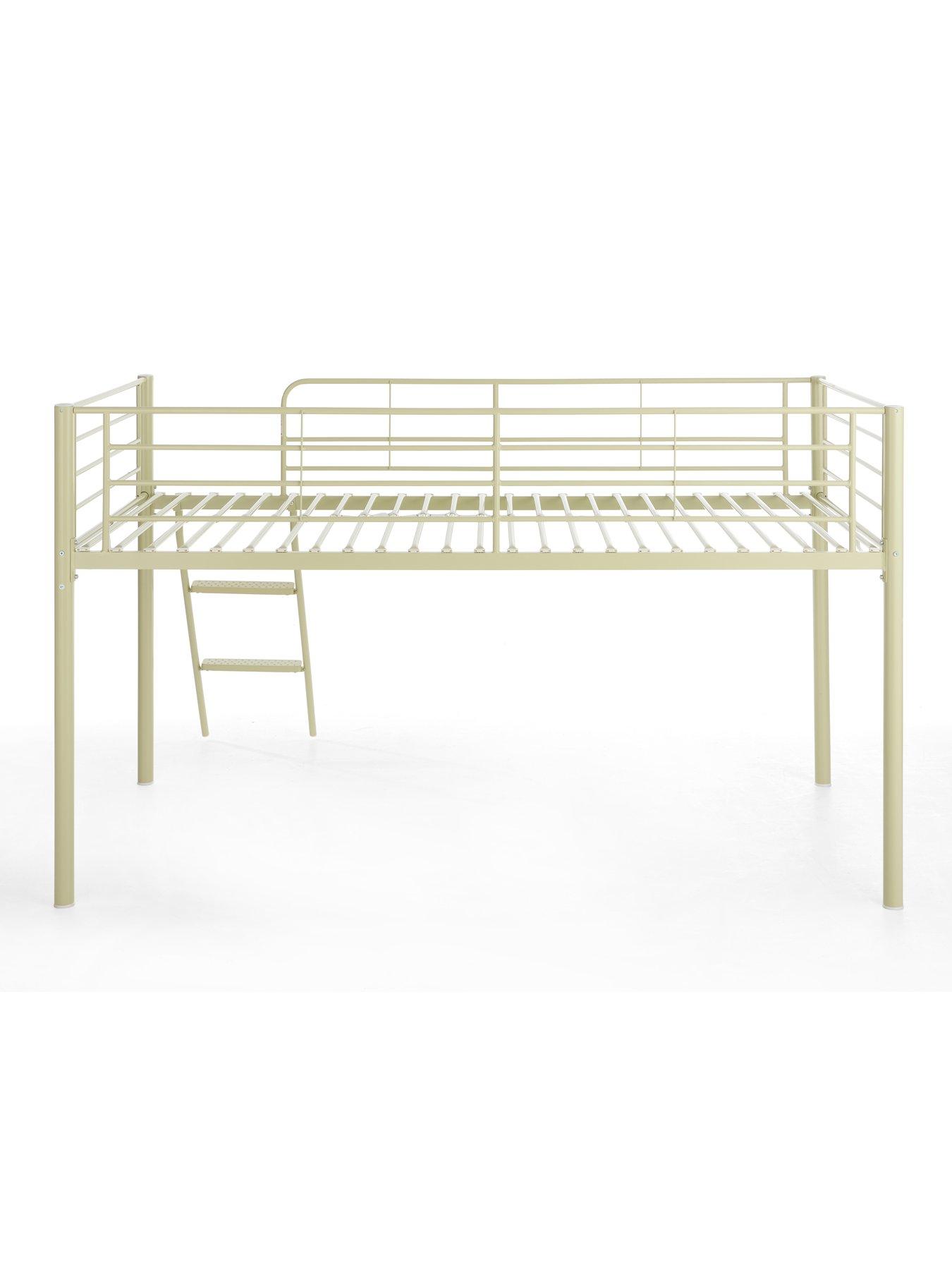 Image 4 of 7 of The Very Collection Domino Mid Sleeper Bed Frame with Mattress Options (Buy &amp; SAVE!) - Sage Green