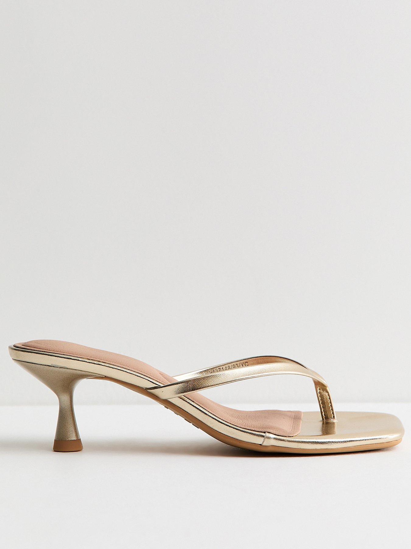 new-look-faux-leather-toe-post-mule-sandals-goldstillFront