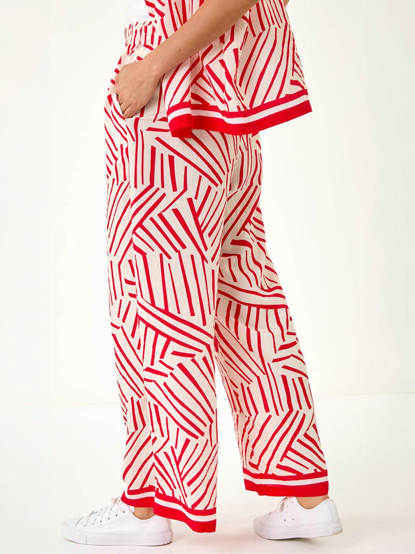 Image 2 of 5 of Roman Dusk Geometric Wide Leg Trouser