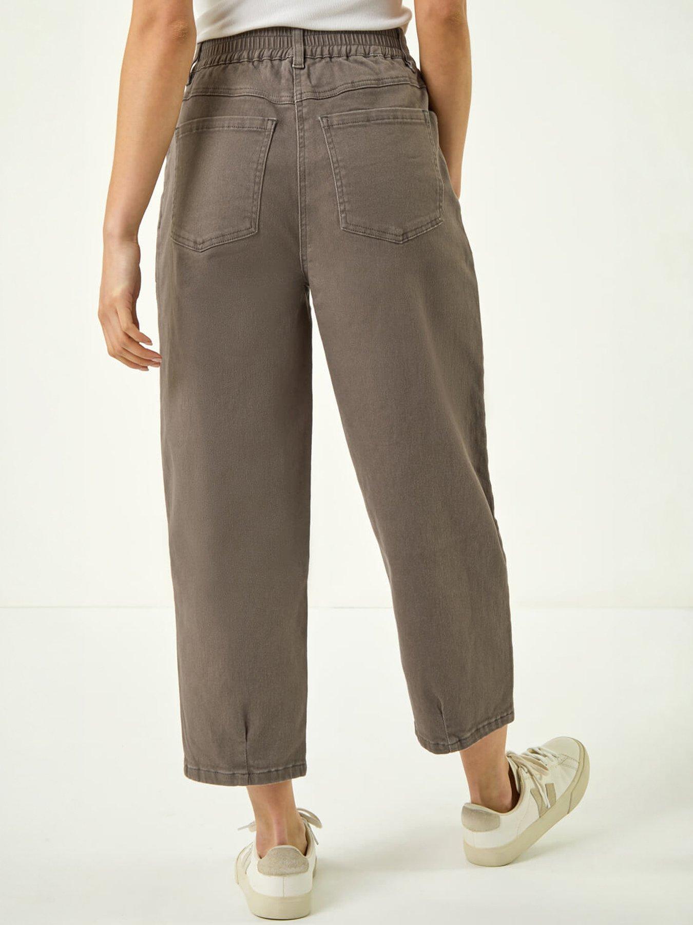 Image 2 of 5 of Roman Petite Pocket Front Cropped Jeans