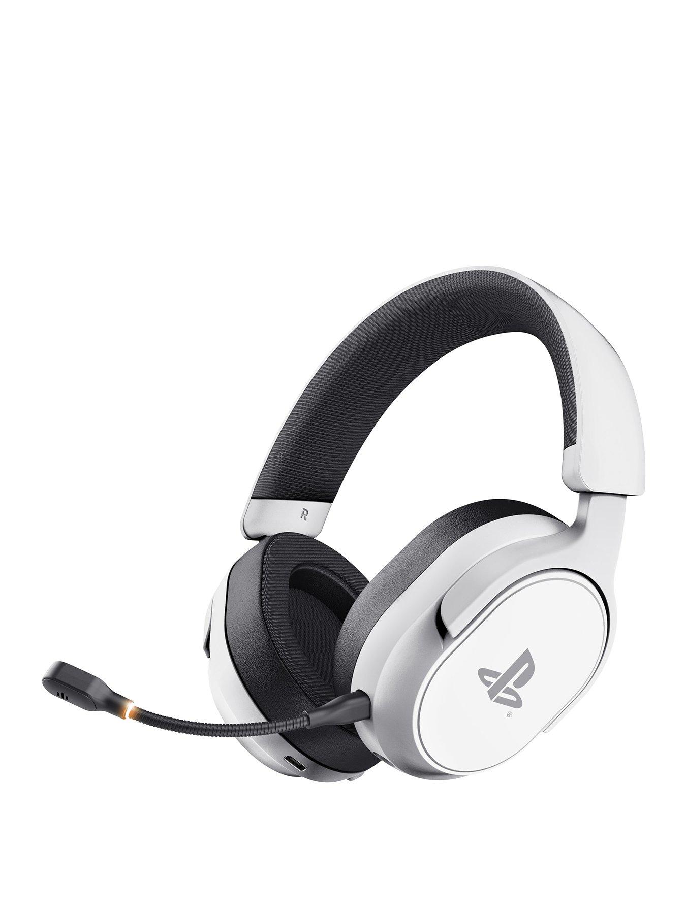 Image 1 of 8 of Trust GXT499W Forta Wireless Gaming Headset for PS5 - White