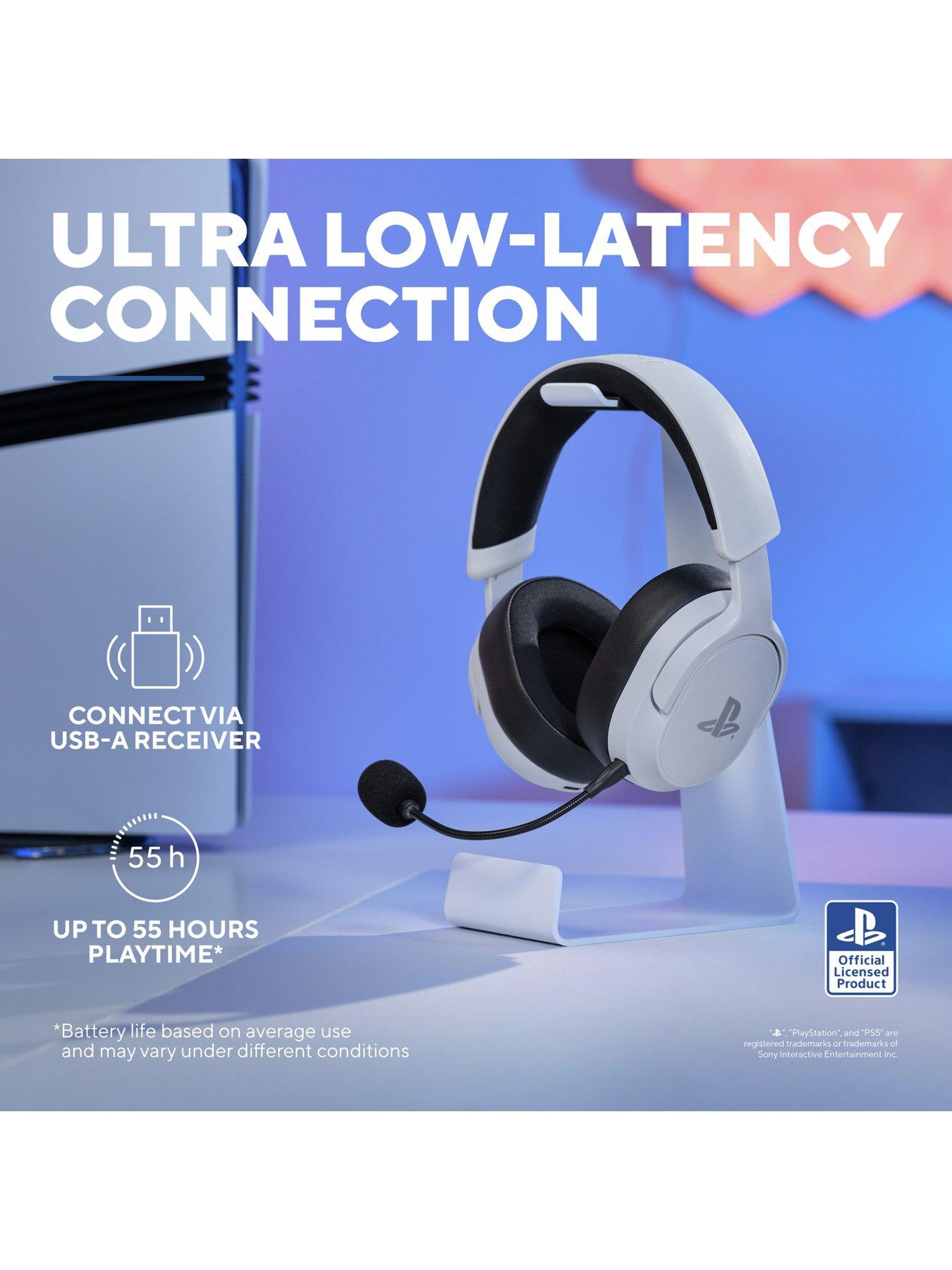 Image 3 of 8 of Trust GXT499W Forta Wireless Gaming Headset for PS5 - White