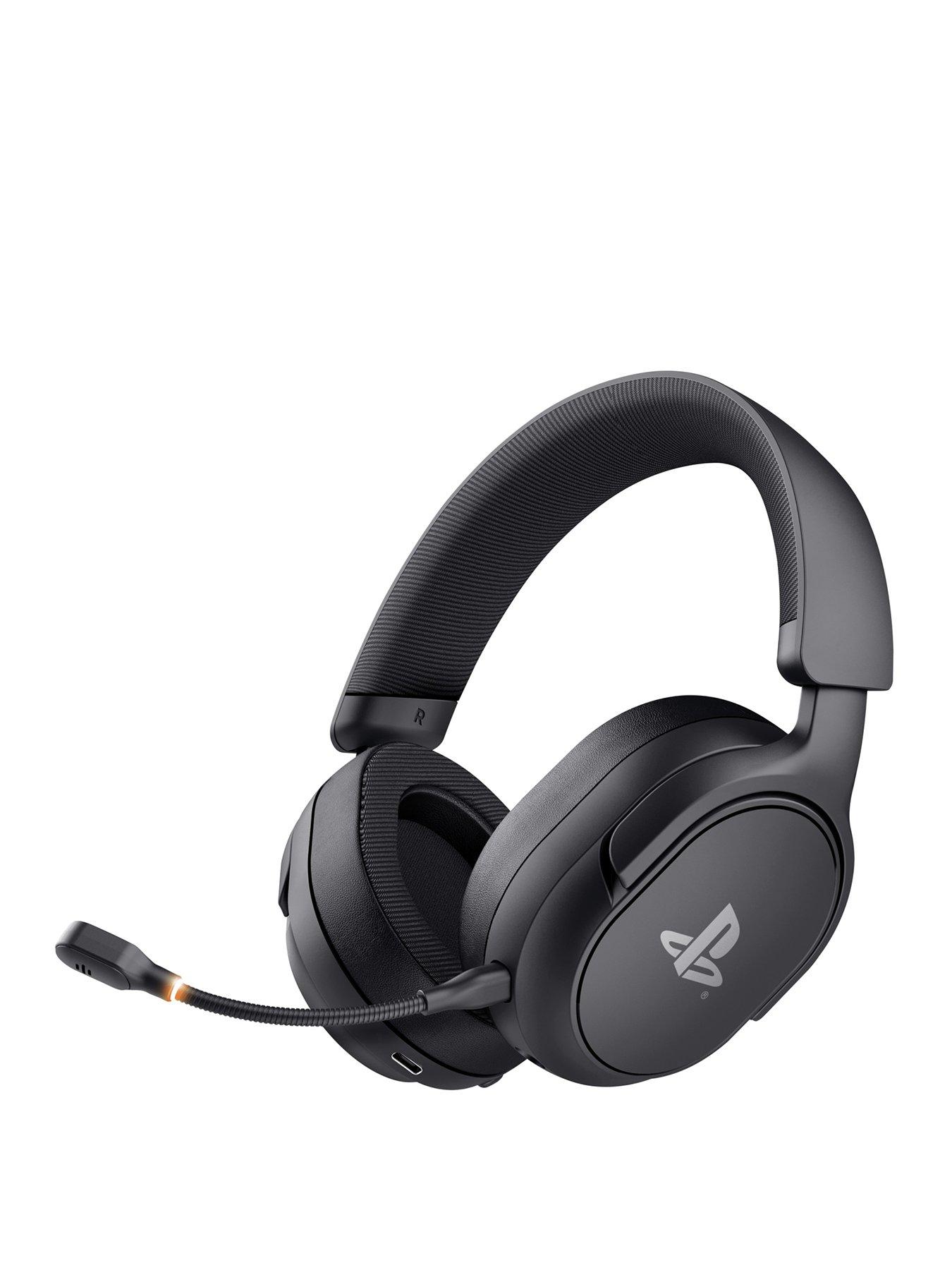 Image 1 of 8 of Trust GXT499 Forta Wireless Gaming Headset for PS5 - Black