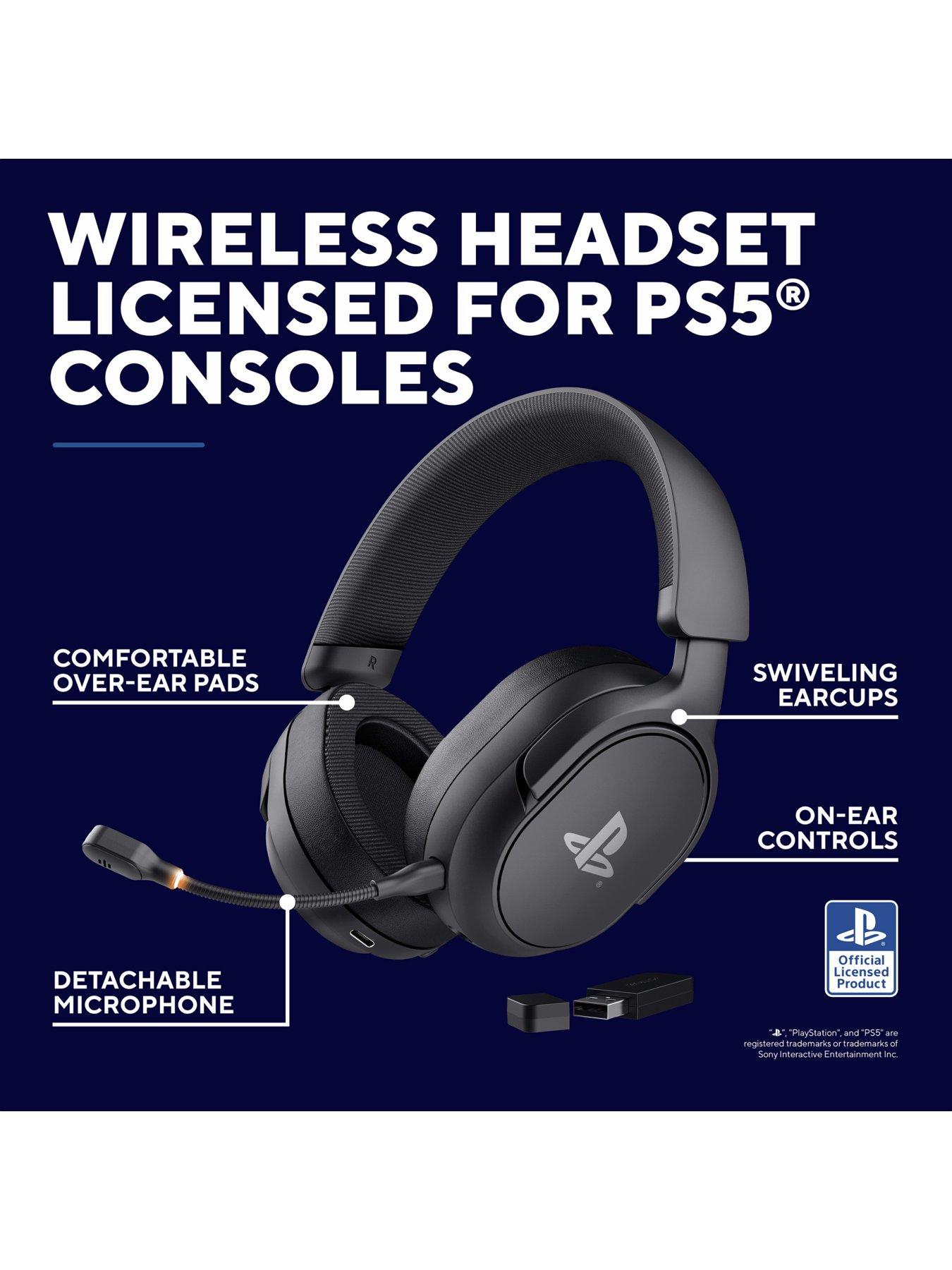 Image 2 of 8 of Trust GXT499 Forta Wireless Gaming Headset for PS5 - Black