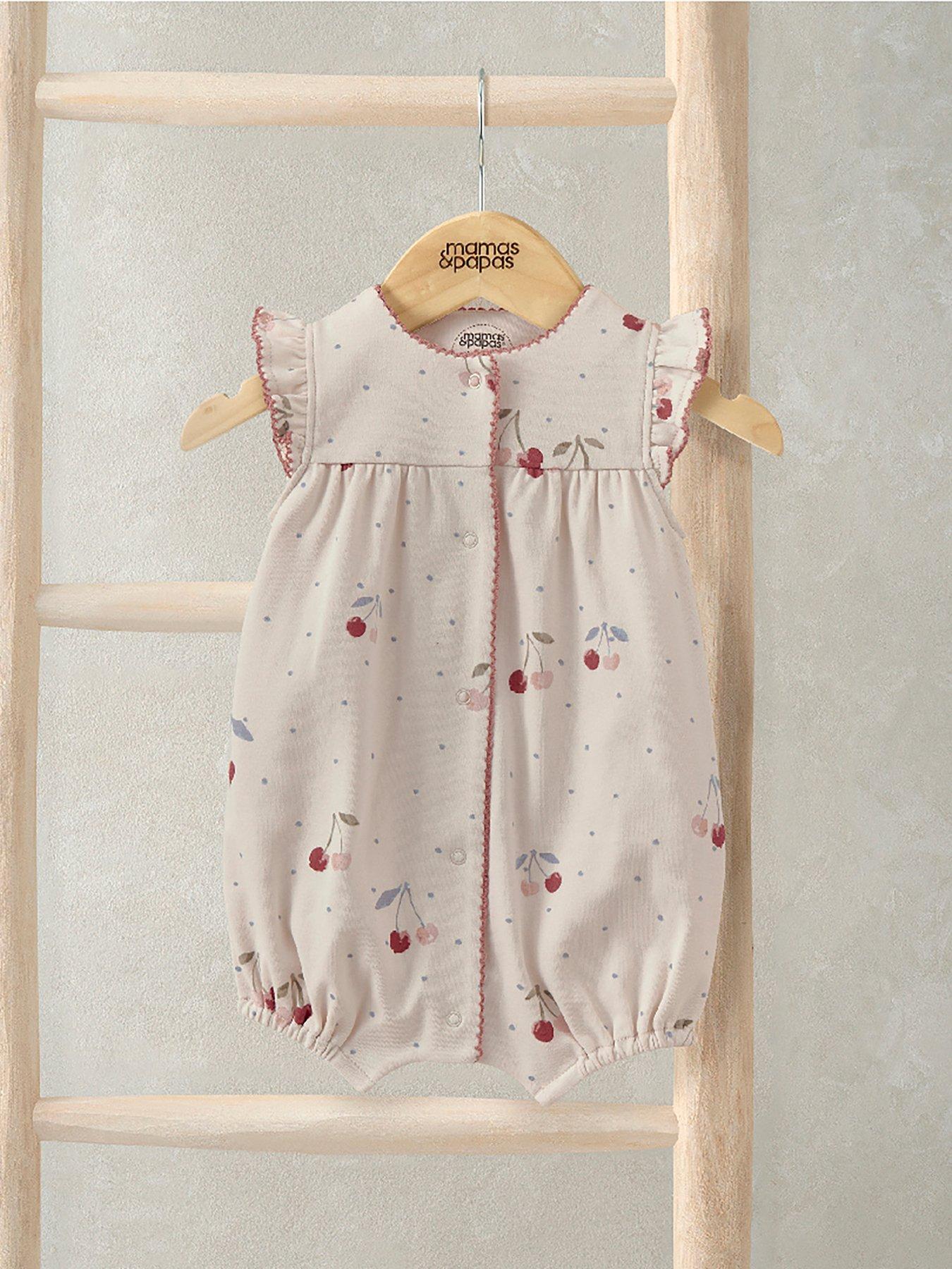 mamas-papas-baby-girls-cherry-all-over-print-shortie-romper-beige