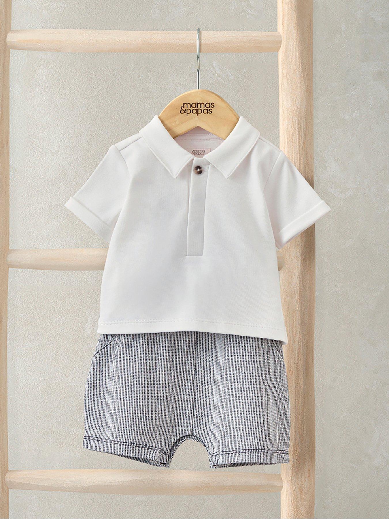 mamas-papas-baby-boys-mock-suit-shirt-and-shorts-romper-blue