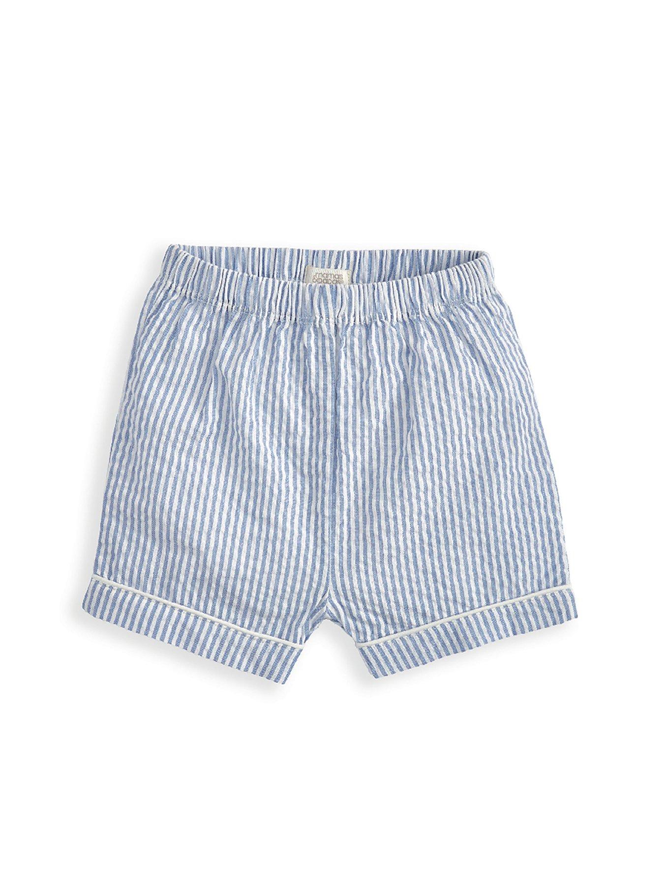 mamas-papas-baby-boys-stripe-short-pyjamas-blueoutfit