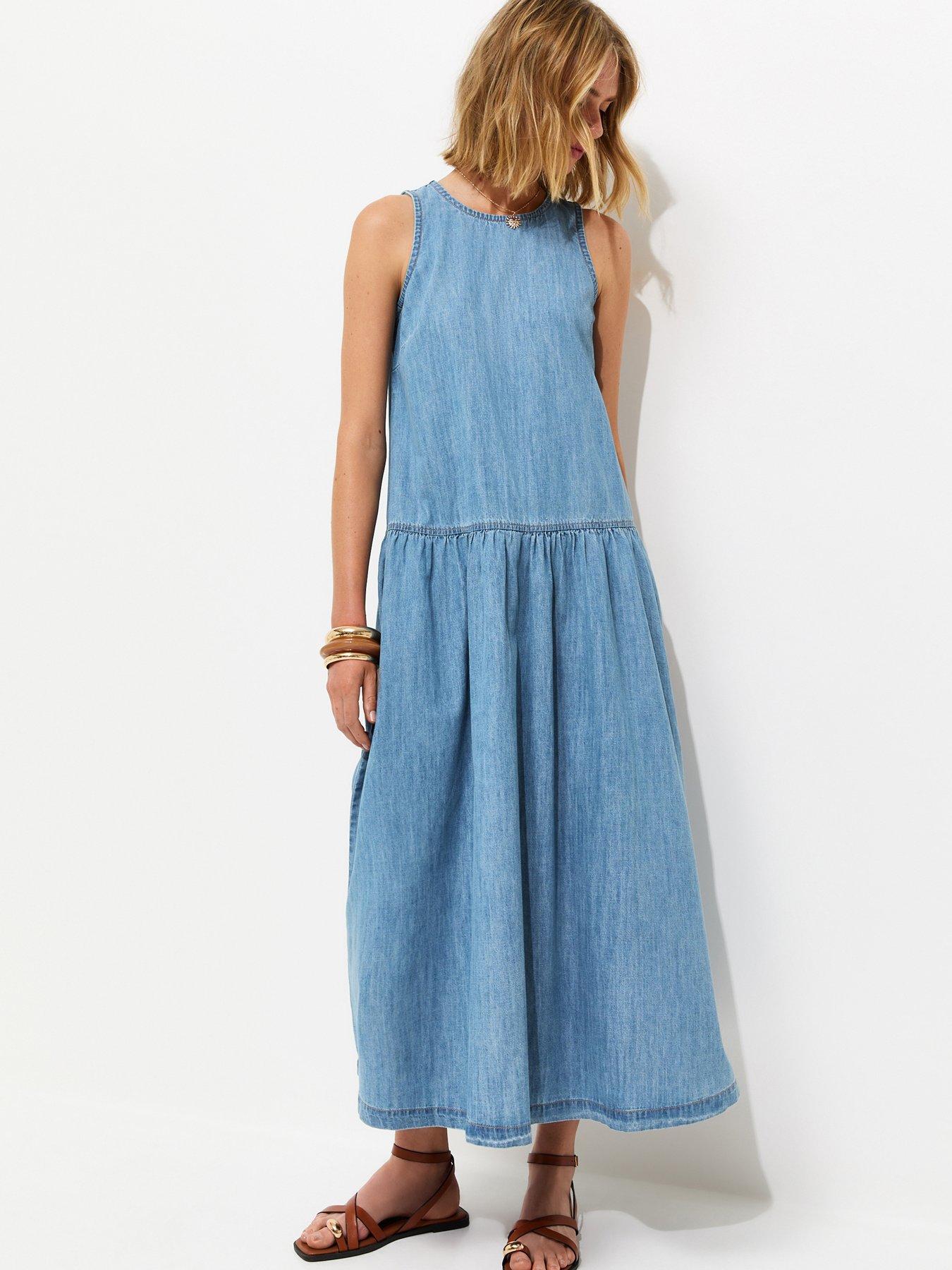 Dresses | New Look | Midi (Knee) | Denim Dresses | Women | Very