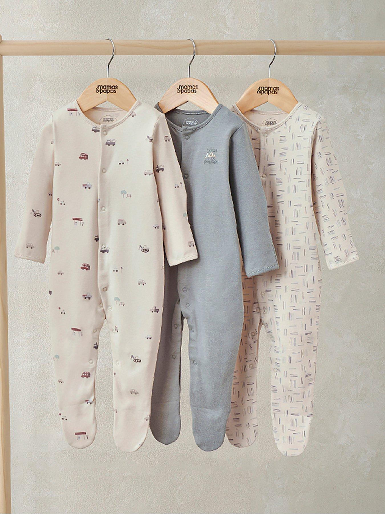 mamas-papas-baby-boys-3-pack-little-explorer-sleepsuits-multi