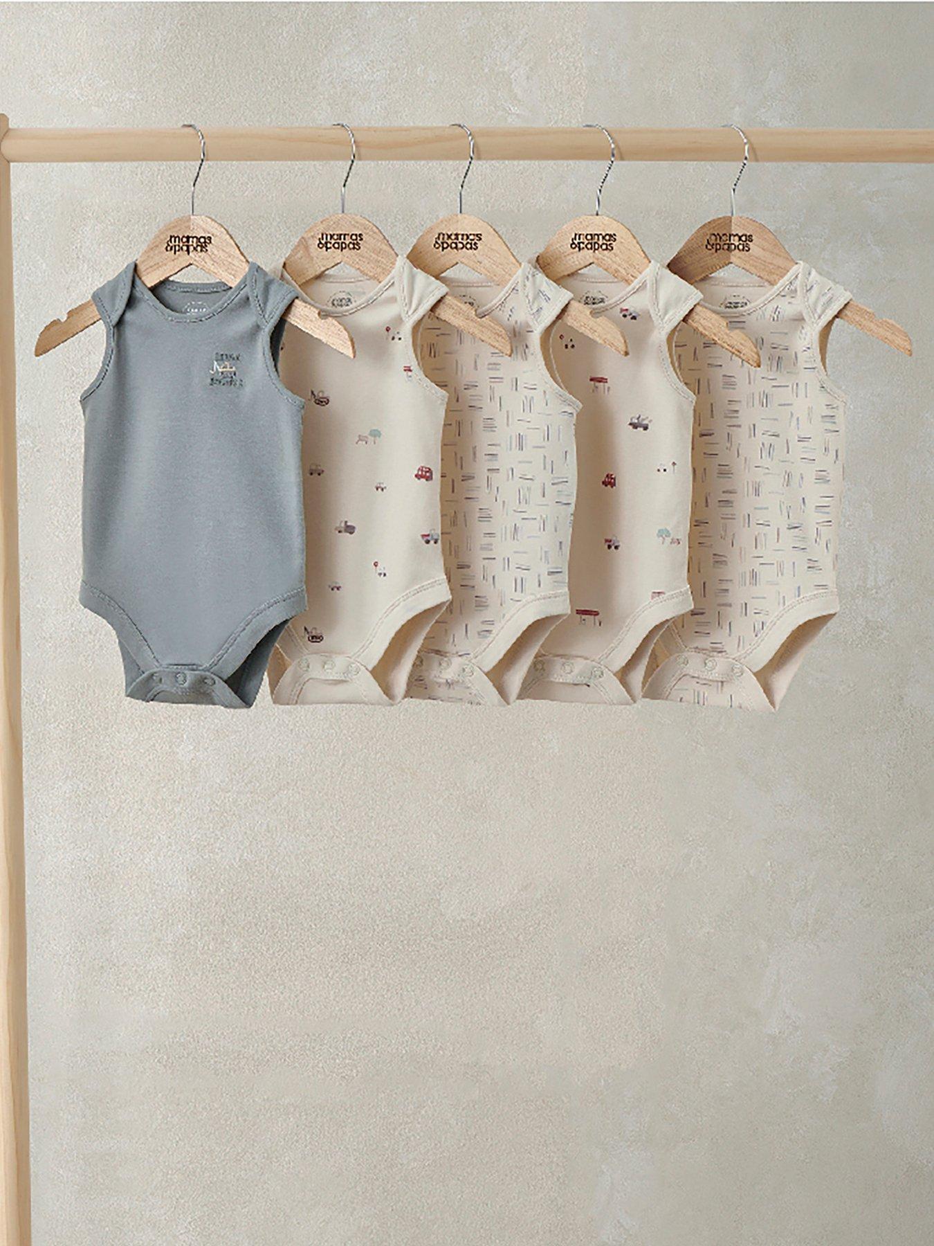 mamas-papas-baby-boys-5-pack-little-explorer-bodysuits-multi