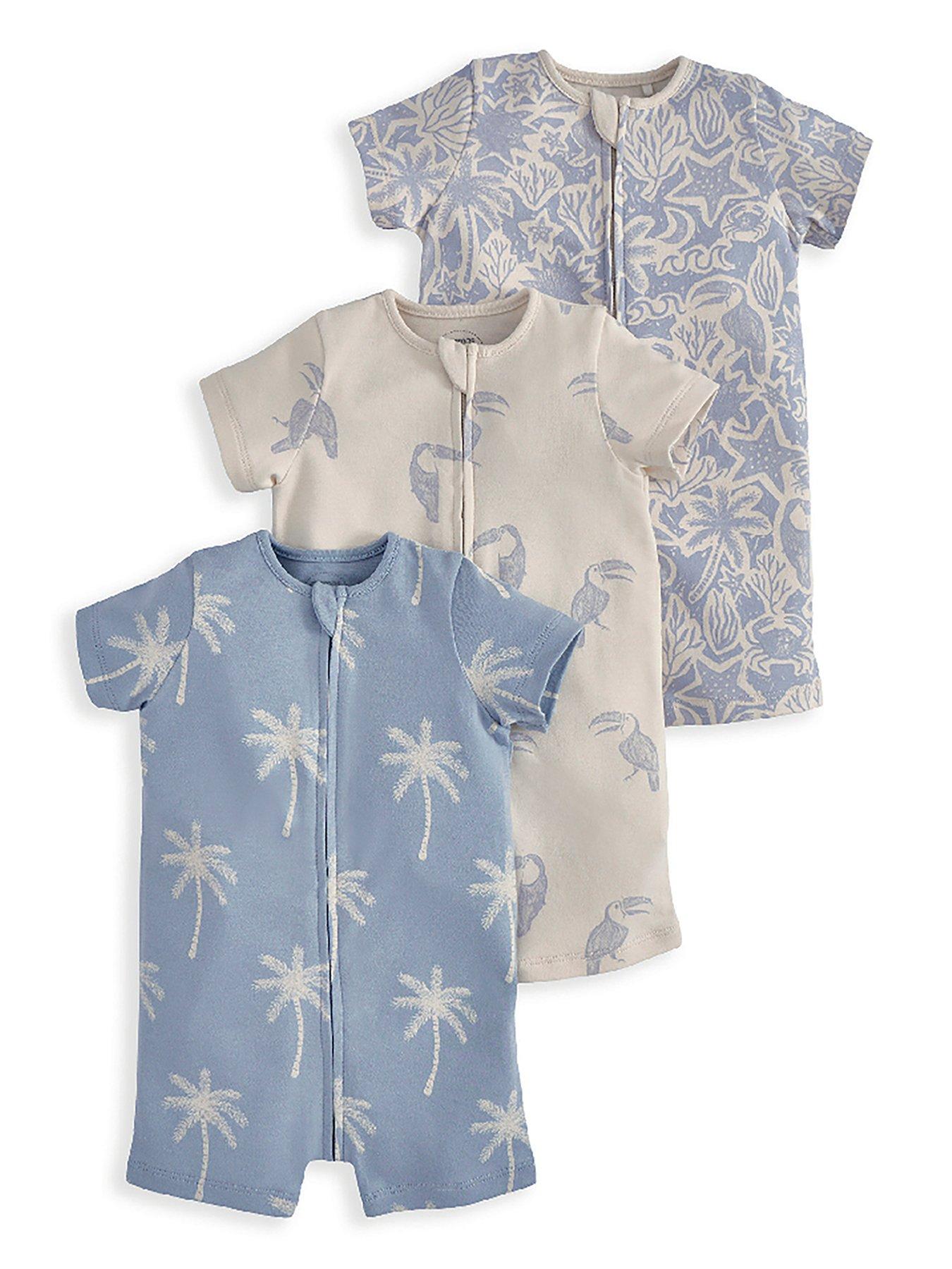 mamas-papas-baby-boys-3-pack-toucan-rompers-multistillFront