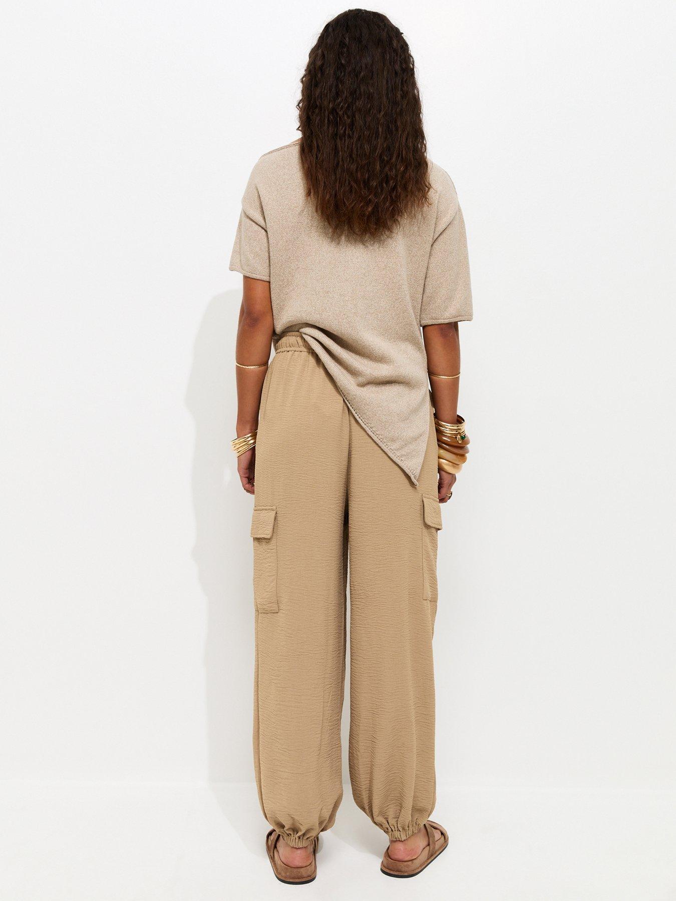 new-look-camel-cargo-style-cuffed-trousersstillFront