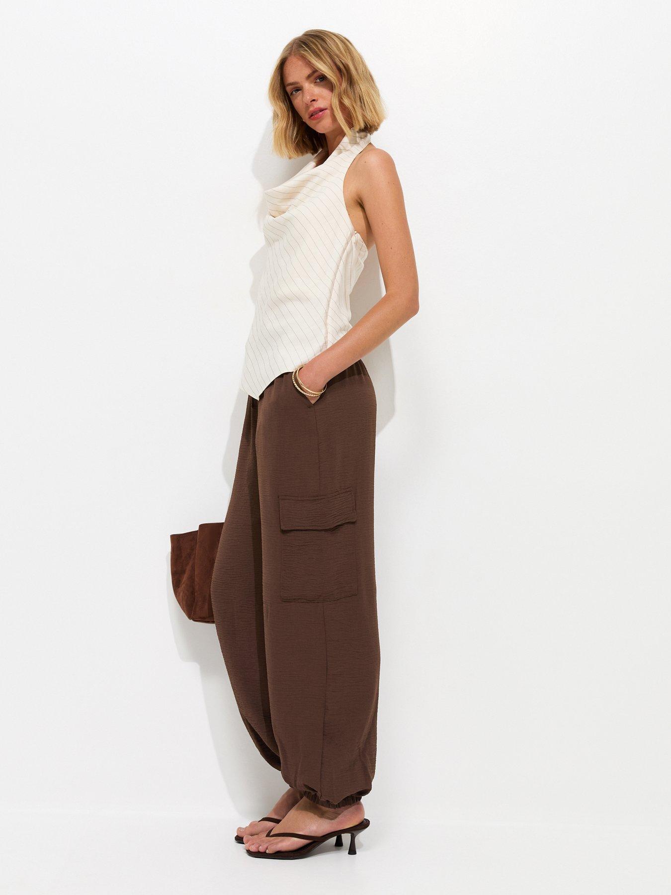 New Look Charlotte Cargo Cuffed Trs