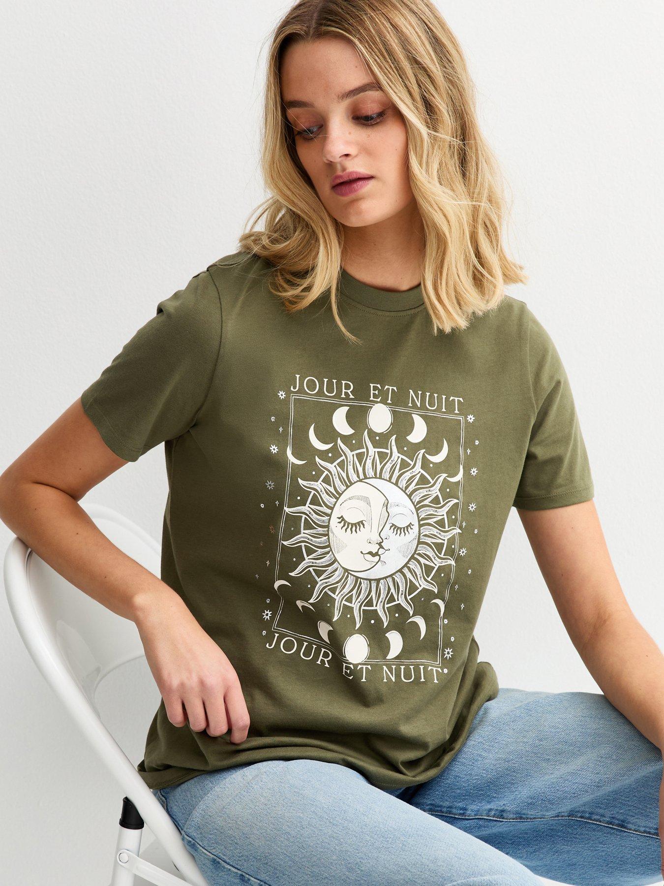 New Look Mystic Print T-Shirt - Green
