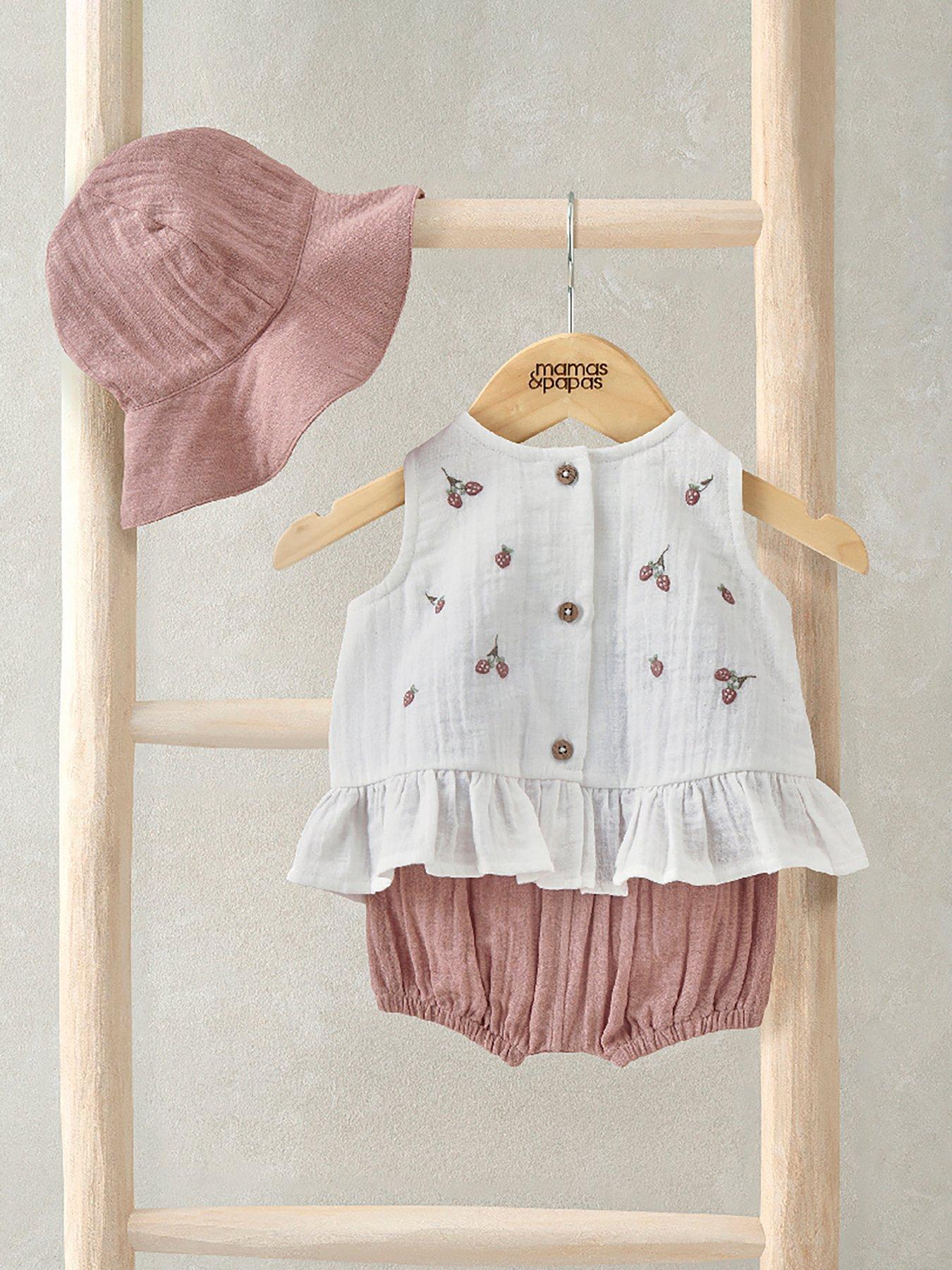 mamas-papas-baby-girls-3-piece-peony-bloomers-swing-top-hat-set-pink