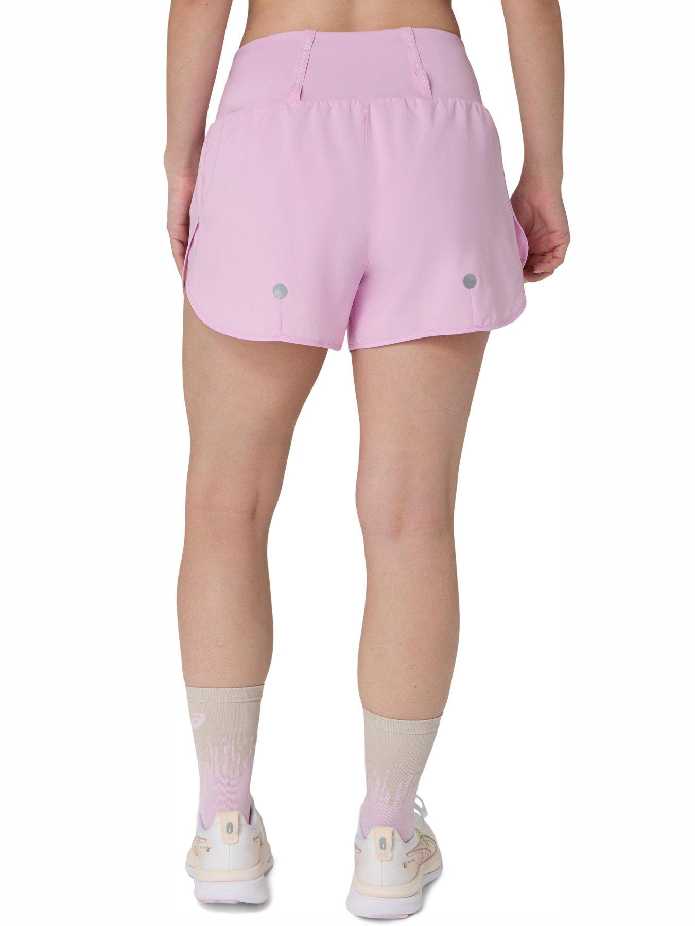 Image 2 of 6 of Asics Women's Road 3.5 Inch Shorts - Pink