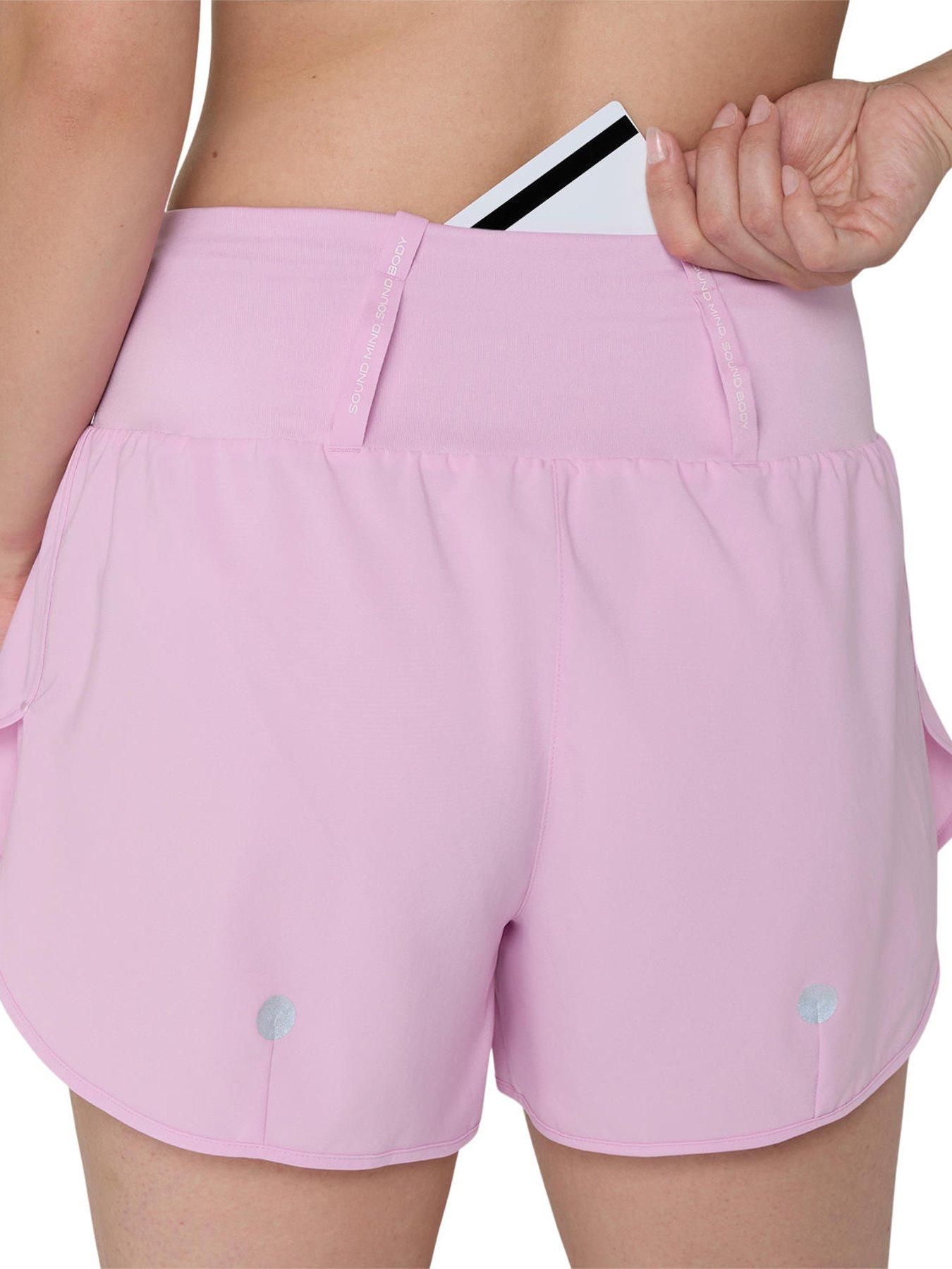 Image 5 of 6 of Asics Women's Road 3.5 Inch Shorts - Pink