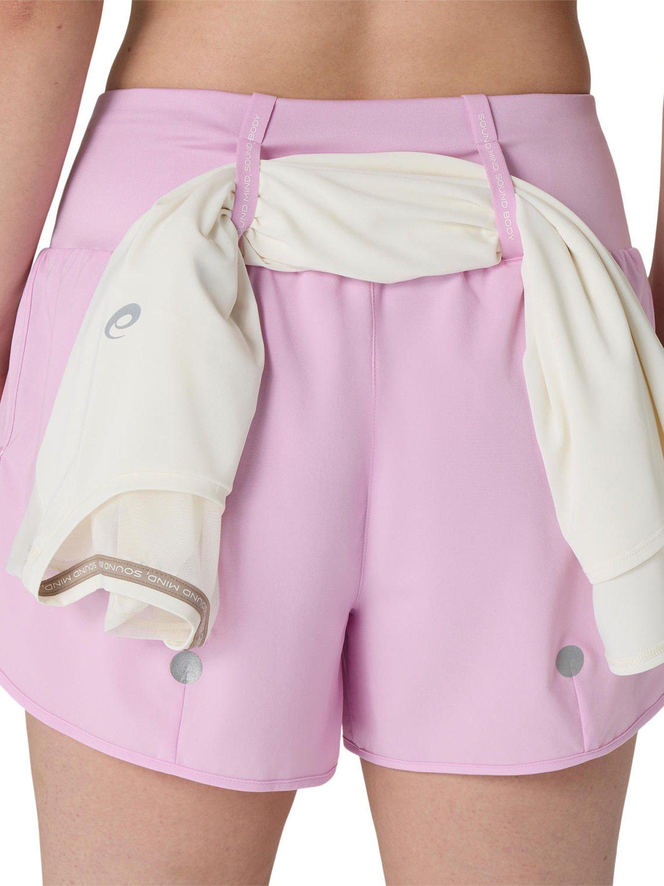 Image 6 of 6 of Asics Women's Road 3.5 Inch Shorts - Pink