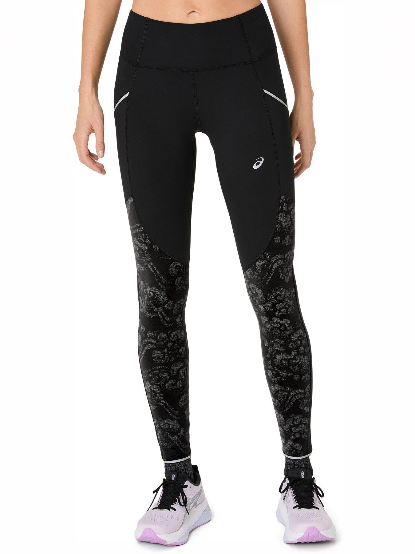 Asics Womens Running Road Lite-show Tight - Black
