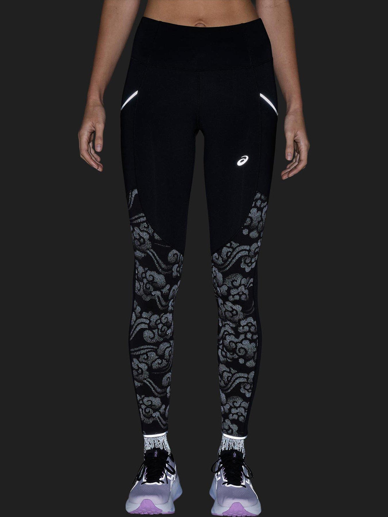 Image 4 of 6 of Asics Womens Running Road Lite-show Tight - Black