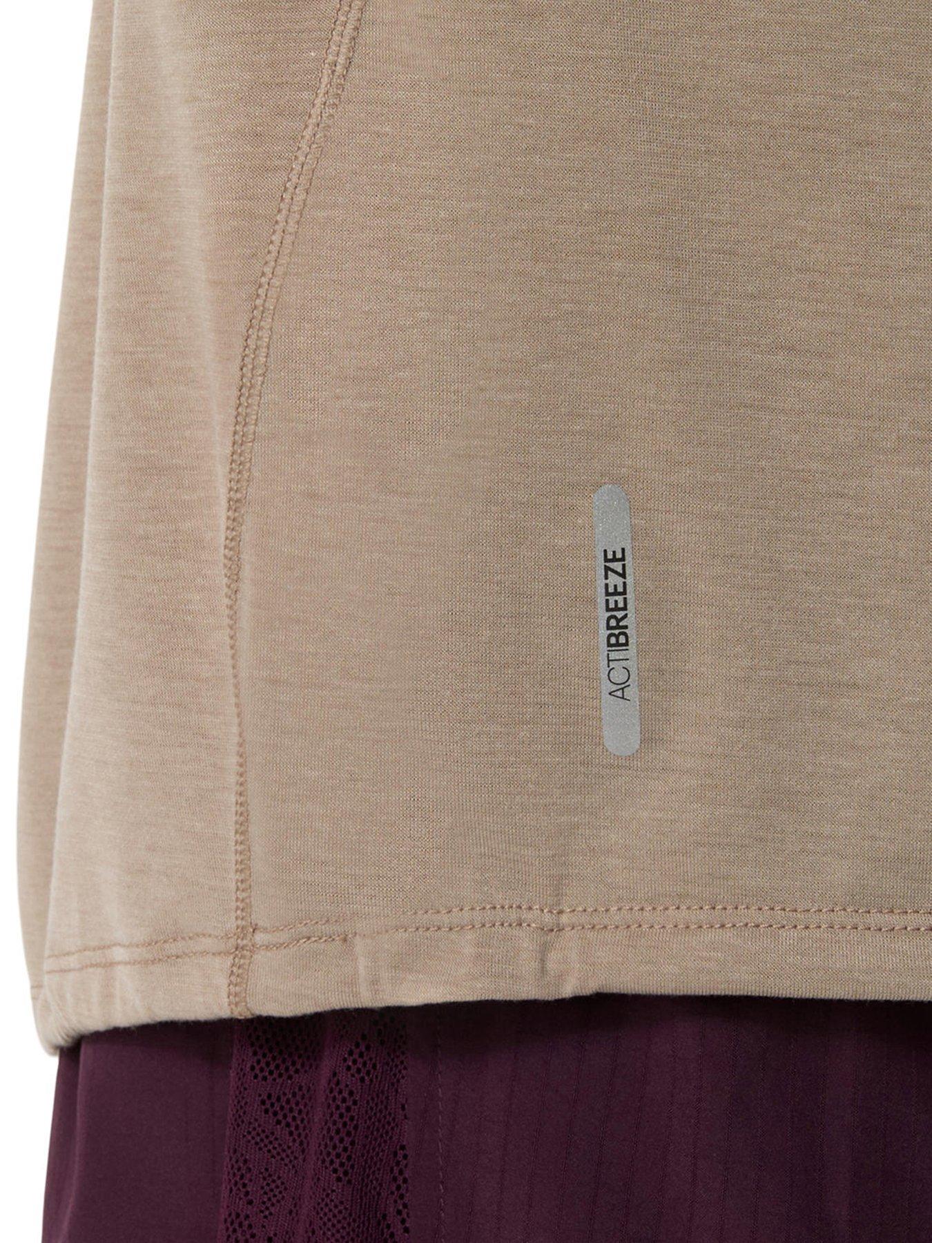 Image 6 of 6 of Asics Womens Running Nagino Run Short Sleeve Top - Brown