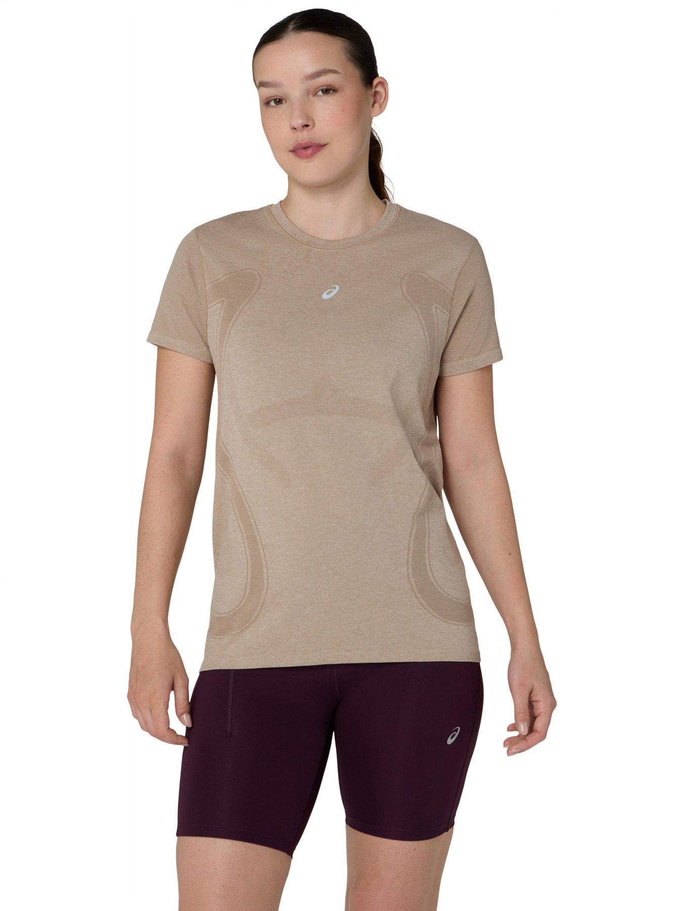 Asics Women's Road Seamless SS Top - Beige
