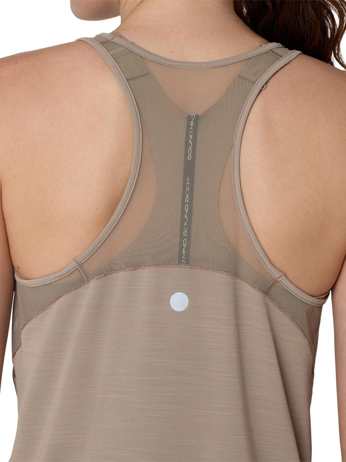Image 4 of 6 of Asics Women's Running Tank Top - Beige