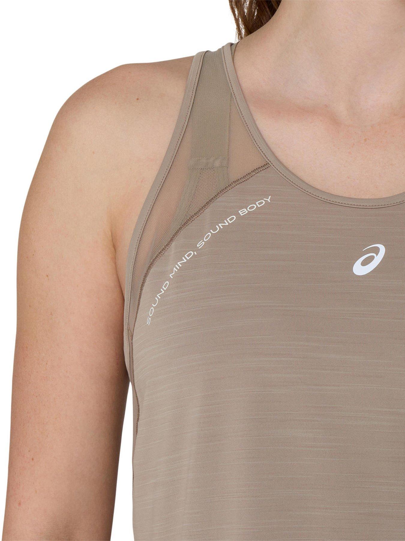 Image 5 of 6 of Asics Women's Running Tank Top - Beige