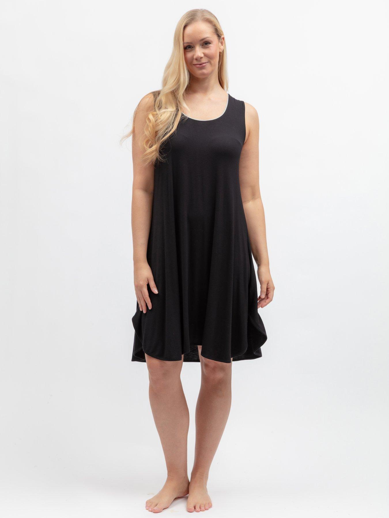 Cyberjammies Cyberjammies Grace Black Jersey Swing Nightdress