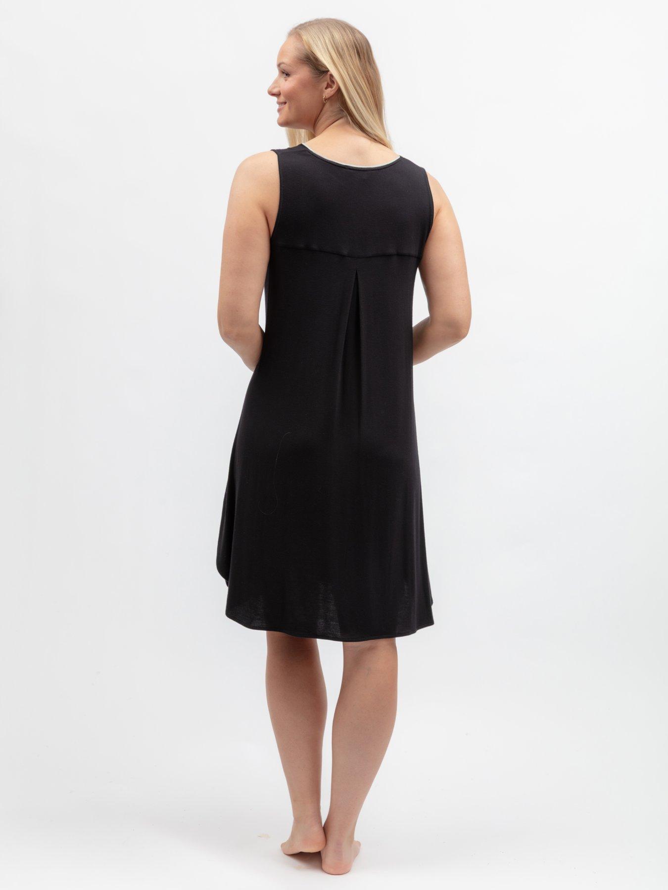 Image 2 of 5 of Cyberjammies Cyberjammies Grace Black Jersey Swing Nightdress