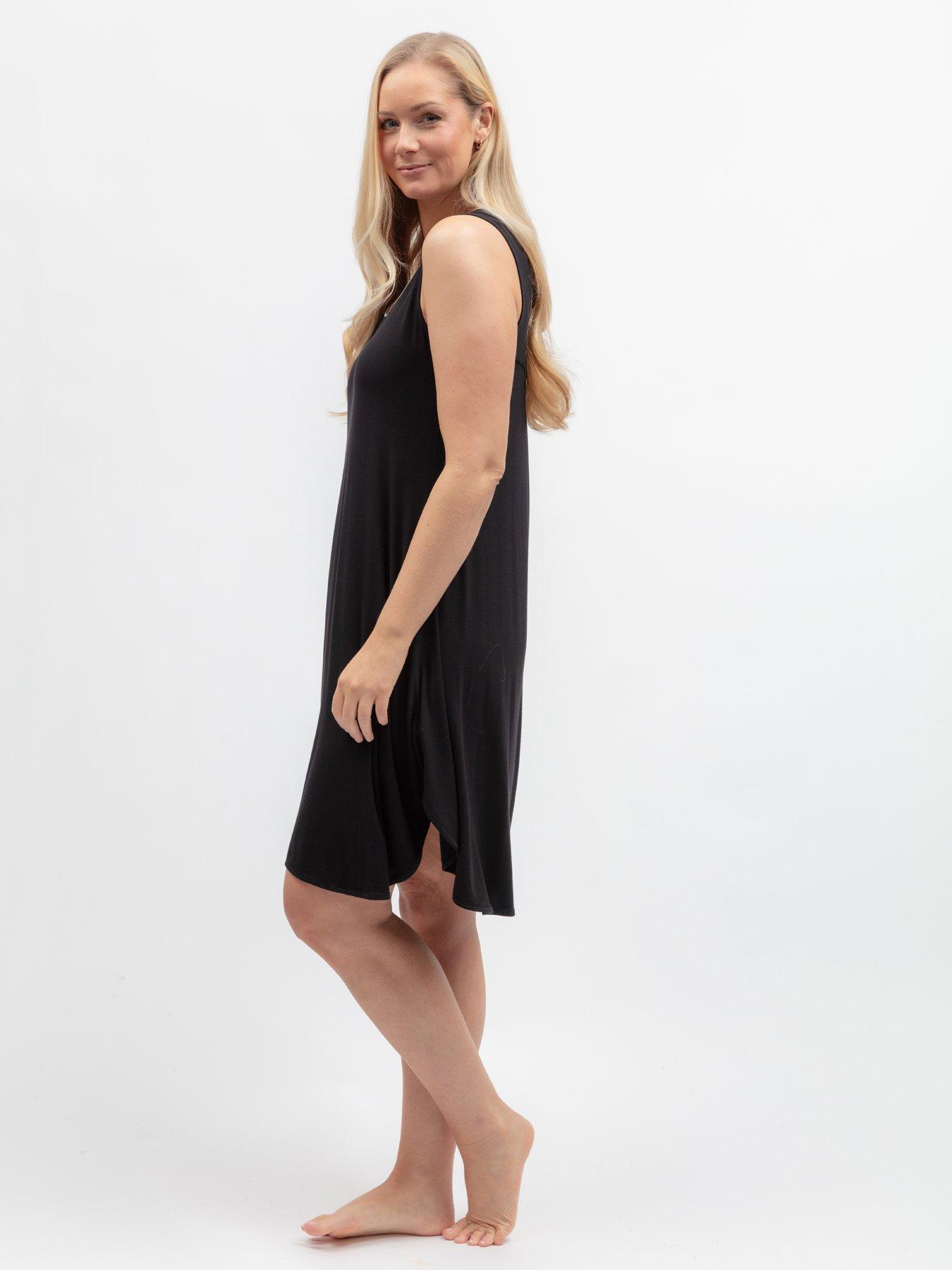 Image 4 of 5 of Cyberjammies Cyberjammies Grace Black Jersey Swing Nightdress