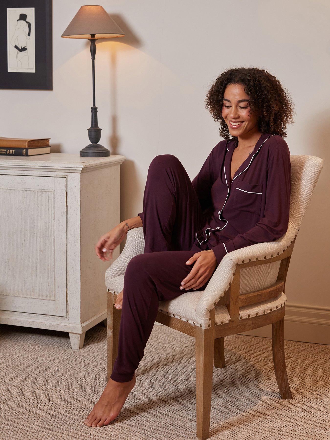 Cyberjammies Cyberjammies Wild Slumber Plum Revere Jersey Long Sleeve Pyjama Set