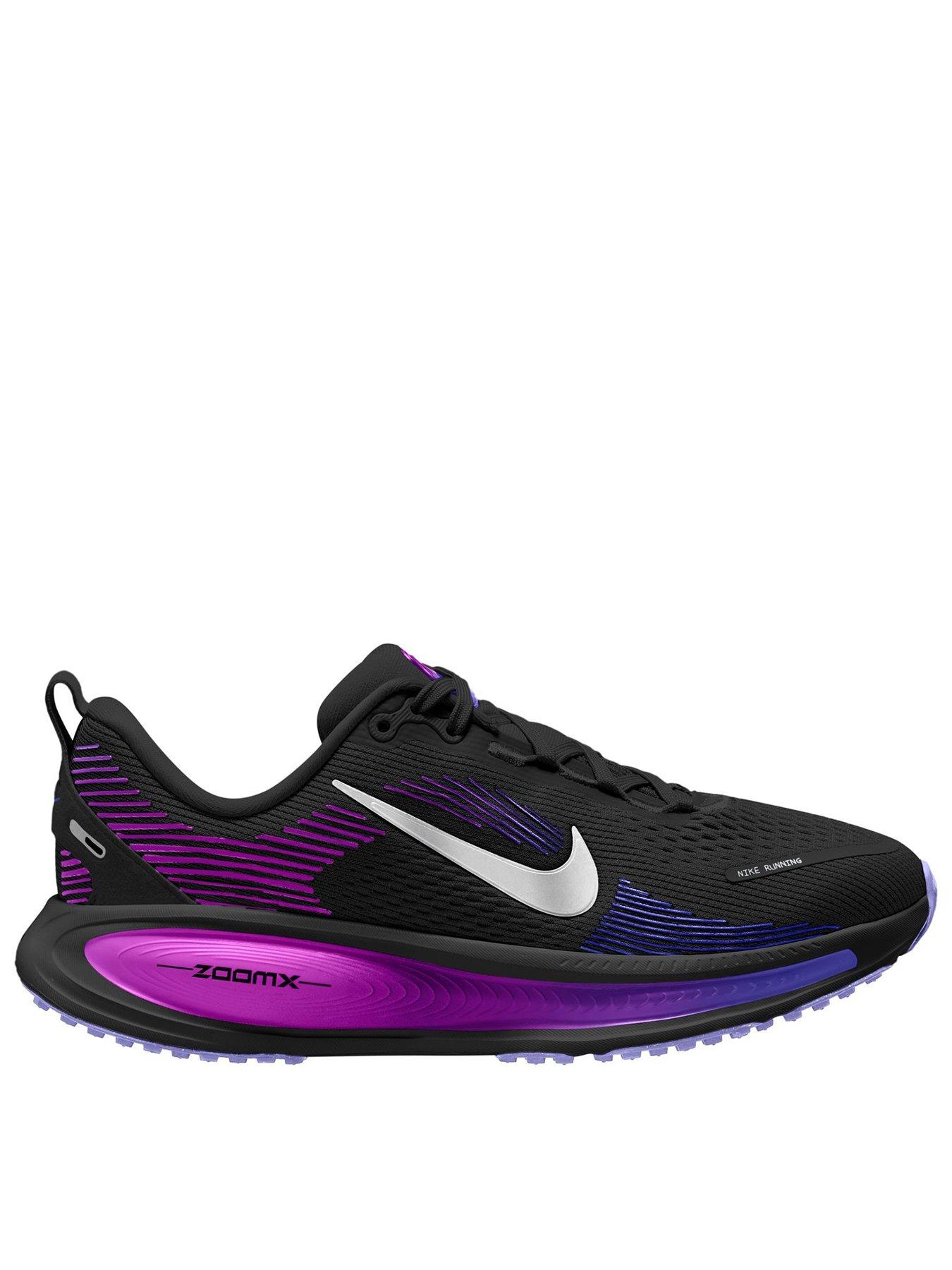 Image 1 of 4 of Nike Older Kids Vomero 18 Grippy Road Running Trainers - Black