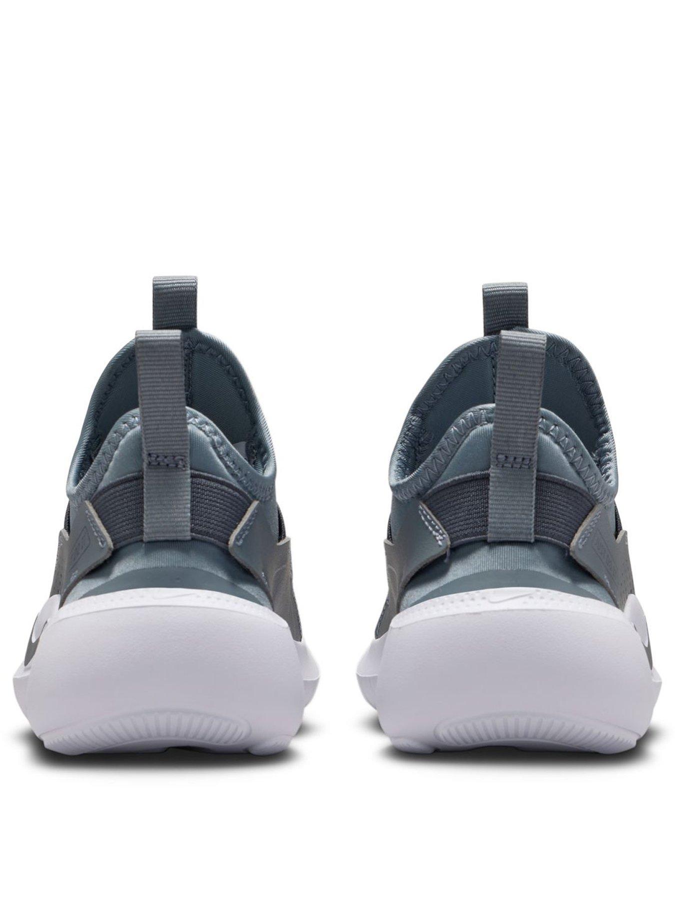 Image 3 of 7 of Nike Kids Flex Runner 4 Pull-On Stretch Strap Trainers - Grey