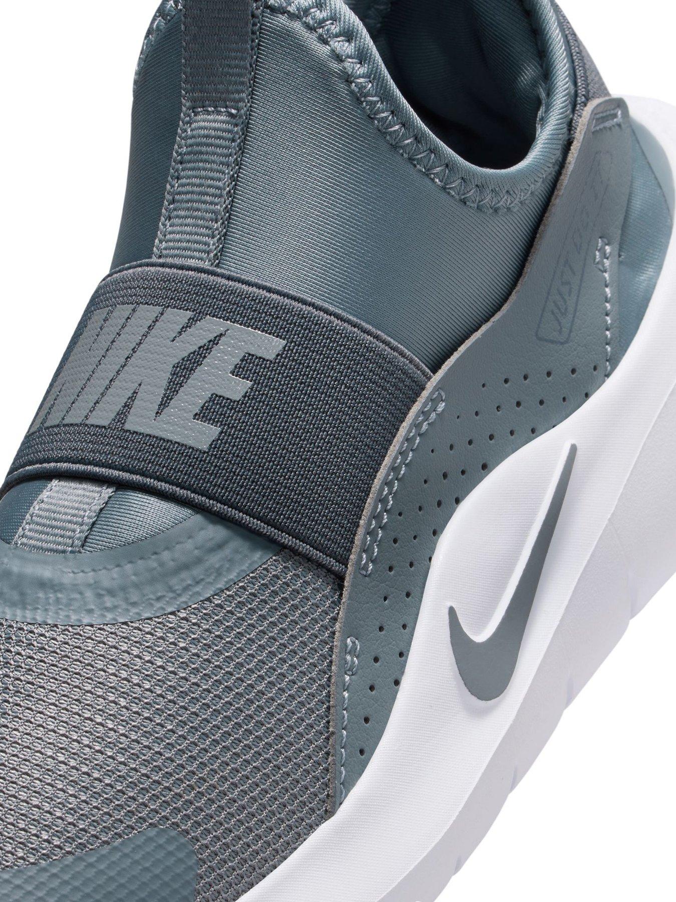 Image 7 of 7 of Nike Kids Flex Runner 4 Pull-On Stretch Strap Trainers - Grey