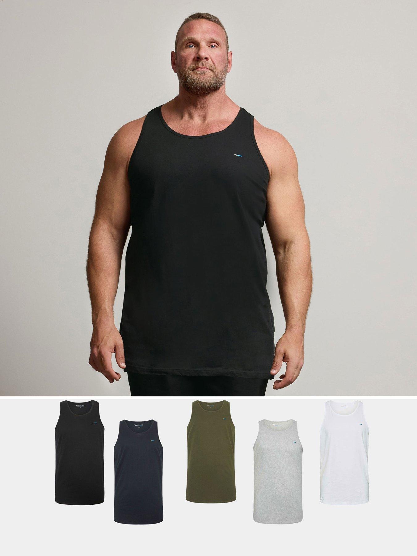 badrhino-5-pack-logo-detail-longline-vests-blackfront