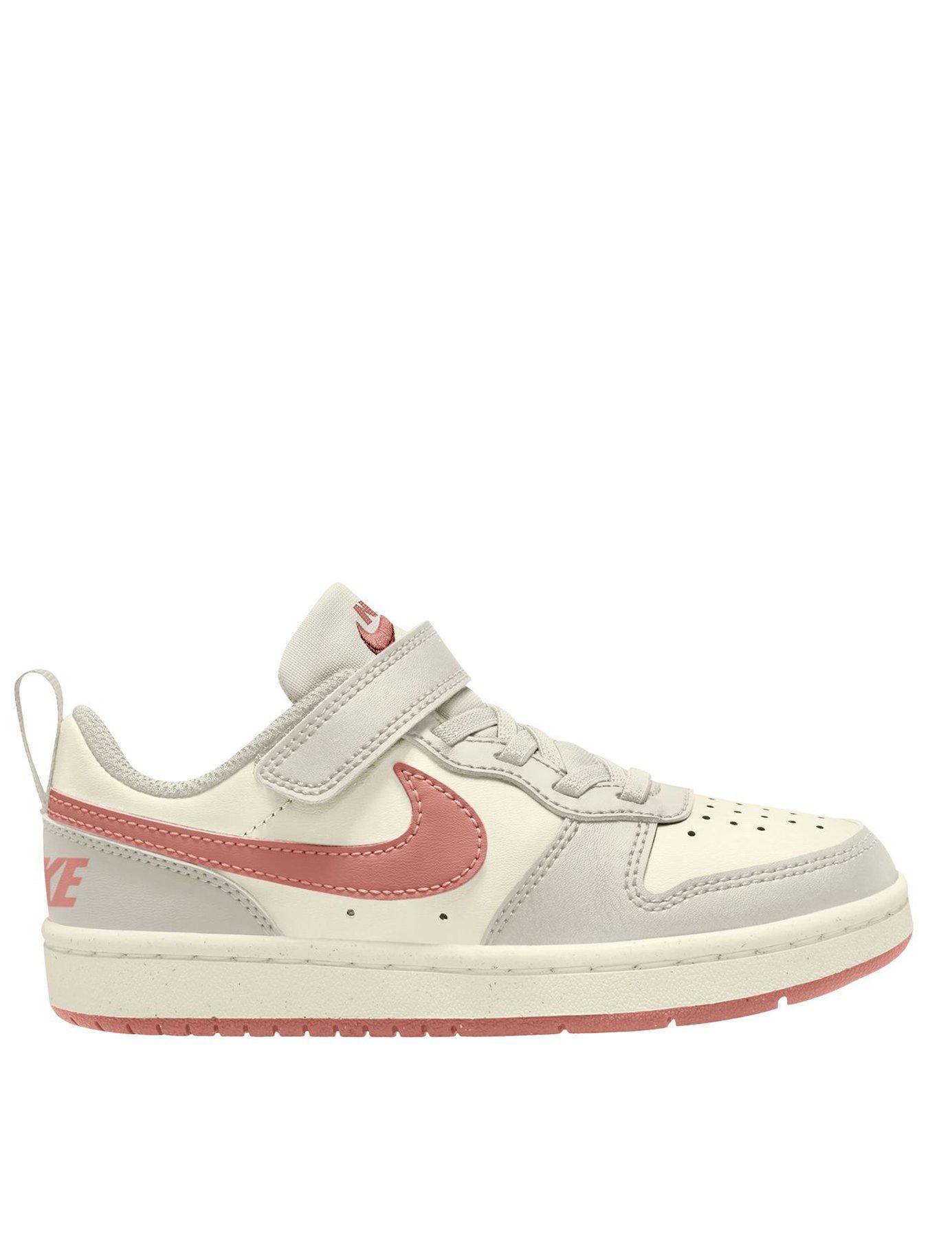 Image 1 of 4 of Nike Nike Little Kids' Shoes Court Borough Low Recraft Trainers - Beige