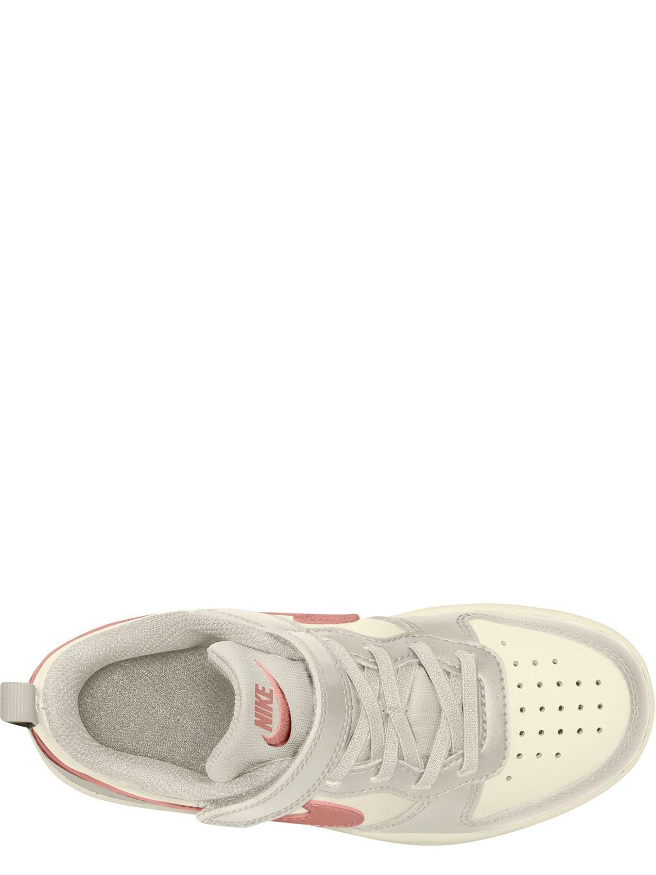 Image 2 of 4 of Nike Nike Little Kids' Shoes Court Borough Low Recraft Trainers - Beige