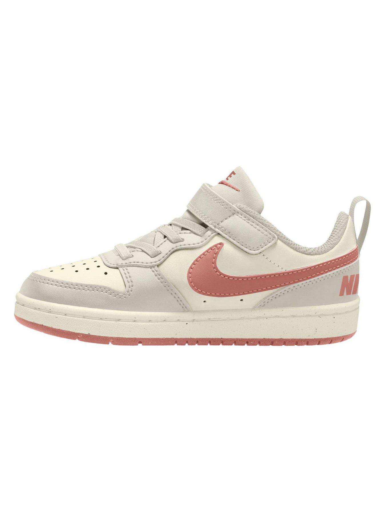 Image 4 of 4 of Nike Nike Little Kids' Shoes Court Borough Low Recraft Trainers - Beige