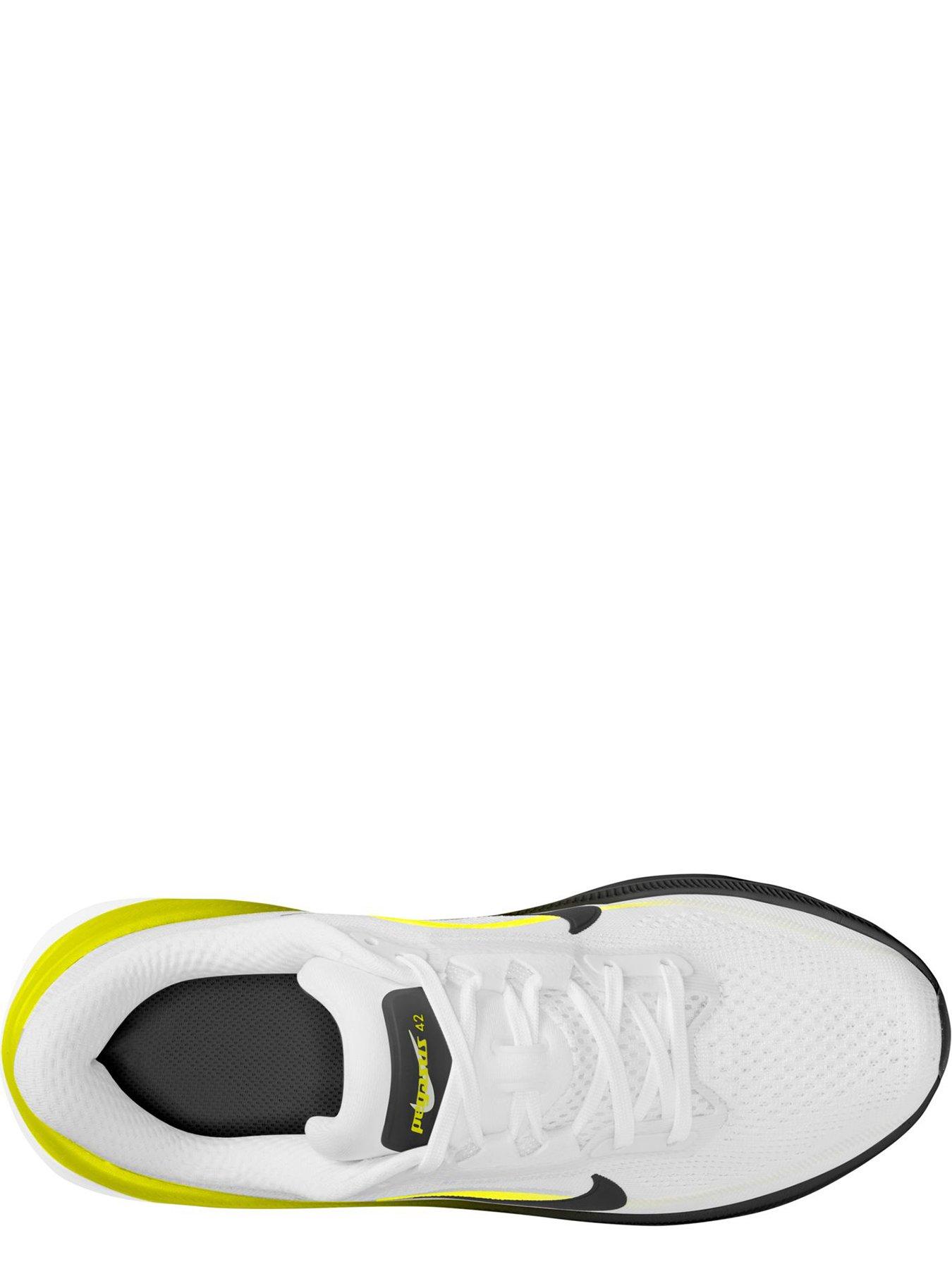 Image 2 of 4 of Nike Big Kids Air Zoom Pegasus 42 Trainers - White/black