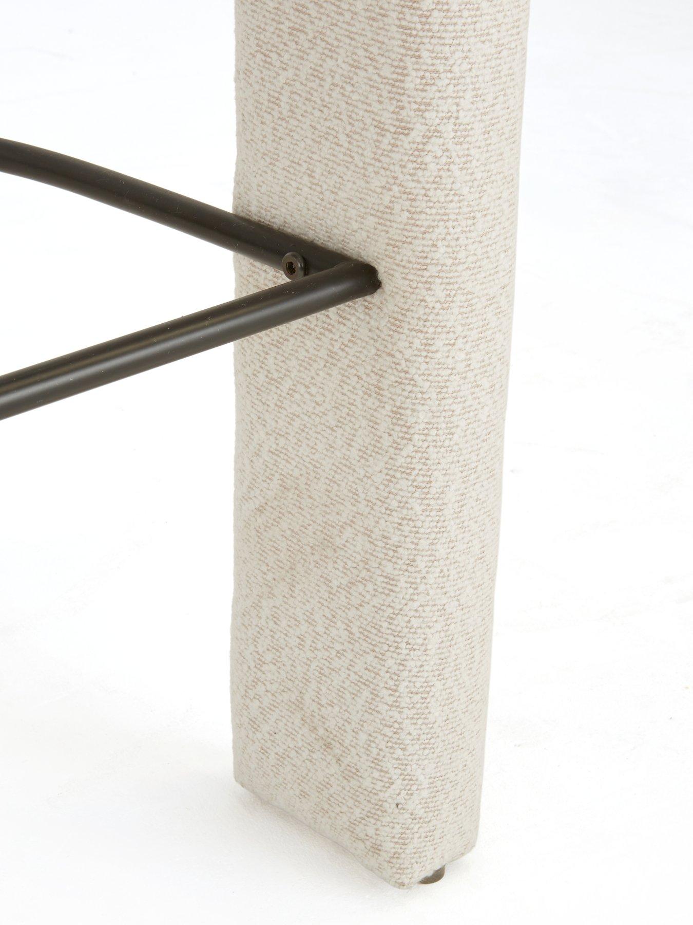 Image 6 of 7 of The Very Collection Nell Boucle Bar Stool